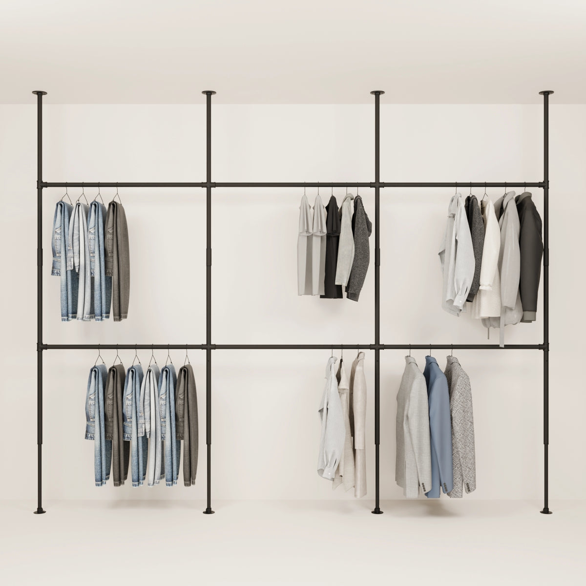 PAMO LOFT 3 clothes rail system