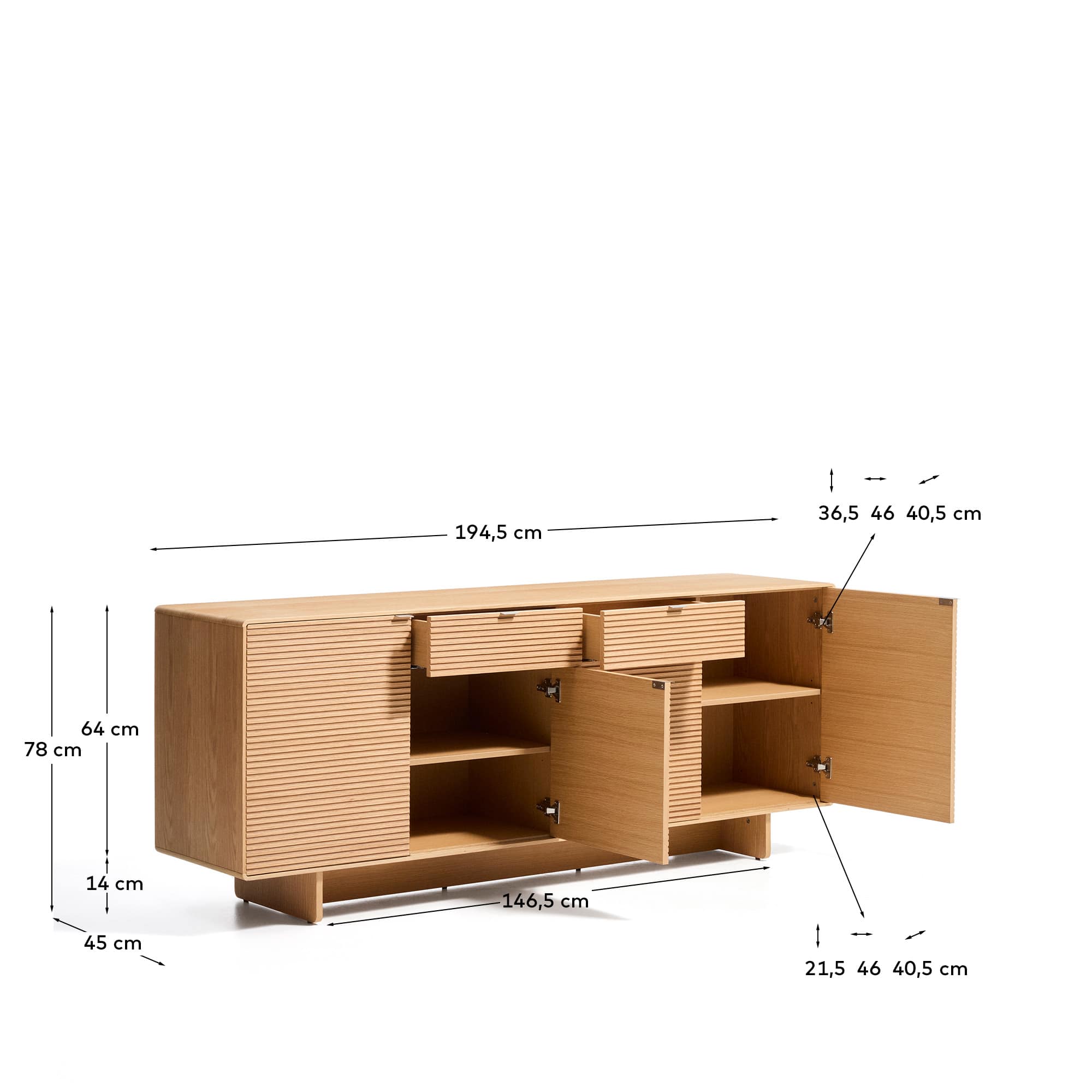 KAVE HOME Sideboard NORLEN