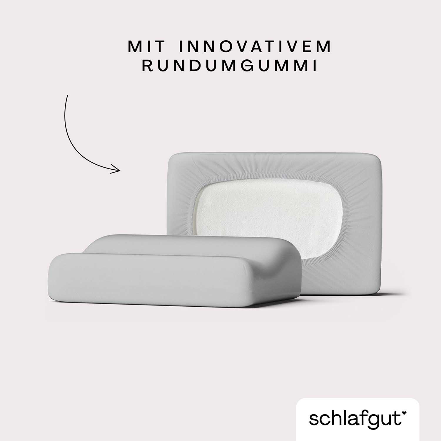 SCHLAFGUT Kissenbezug PURE SCHLAFGUT Kissenbezug