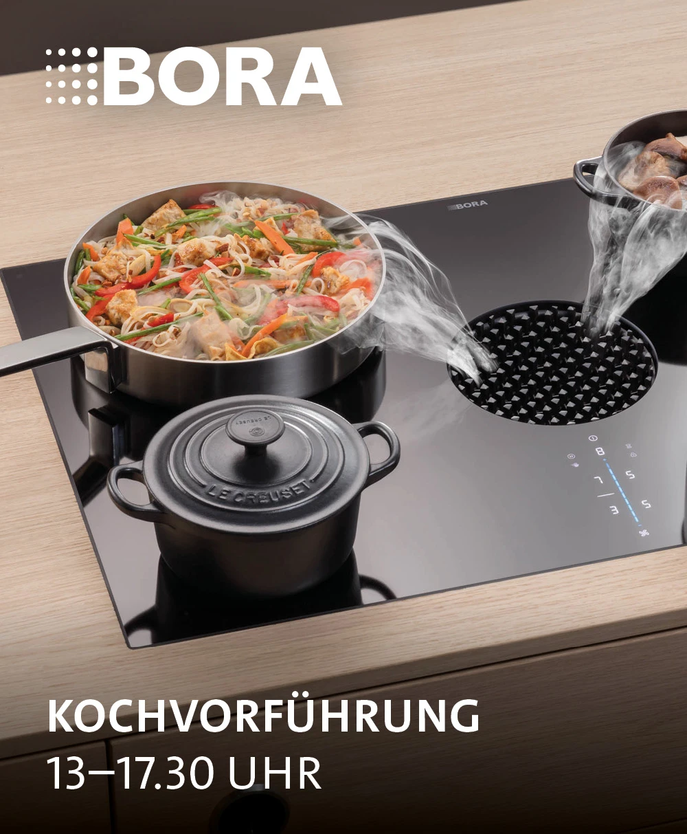 BORA-Kochvorf&uuml;hrung am Kochfeld
