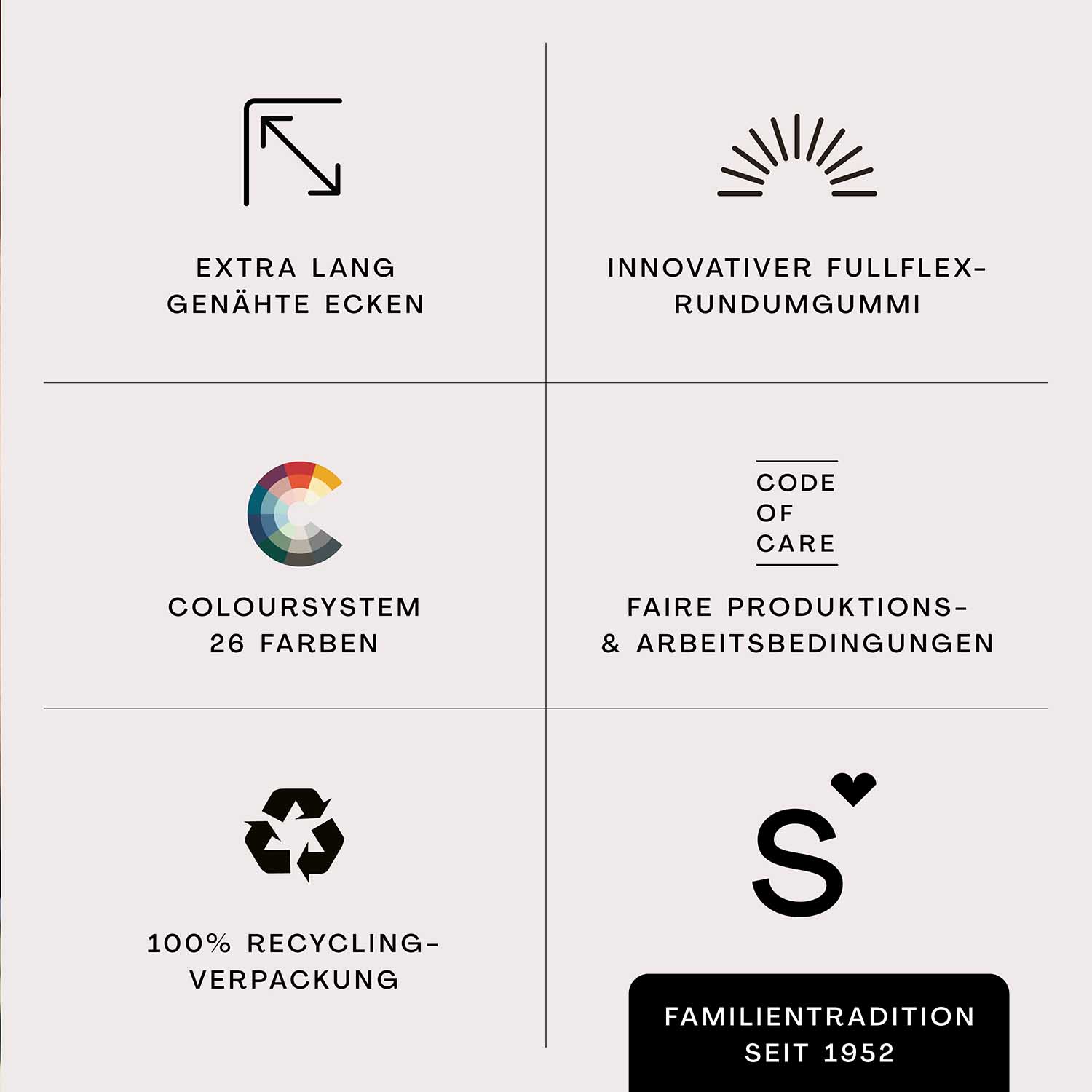 SCHLAFGUT Spannbettlaken PURE