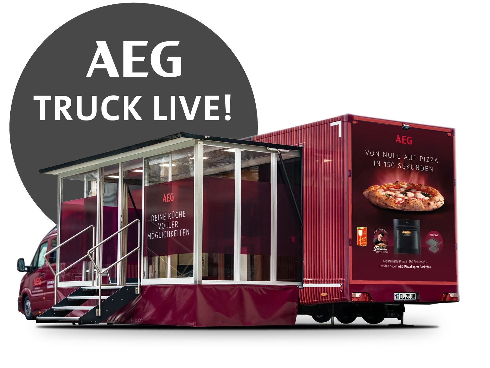 Camion AEG – Journées du salon de la cuisine