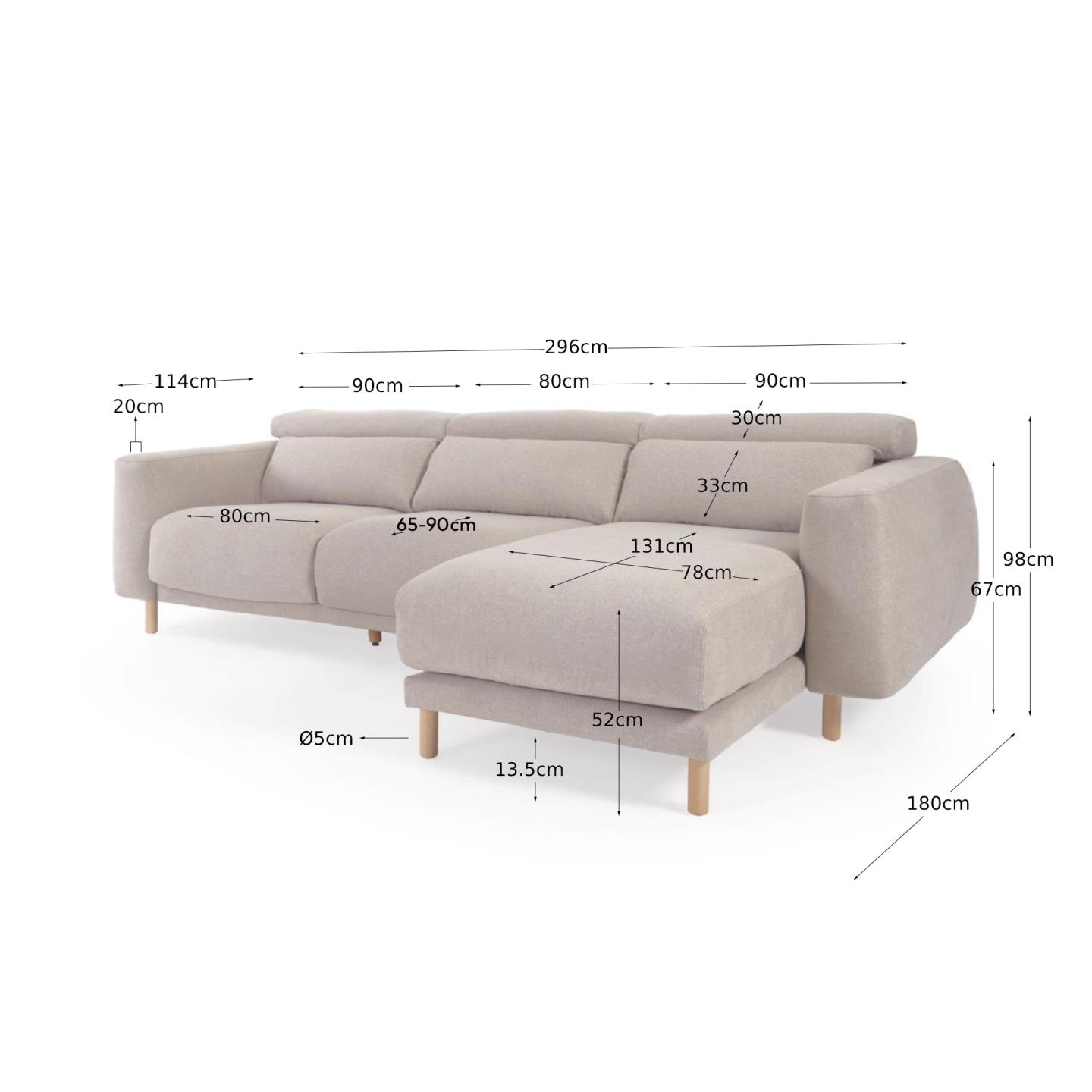KAVE HOME Sofa SINGA