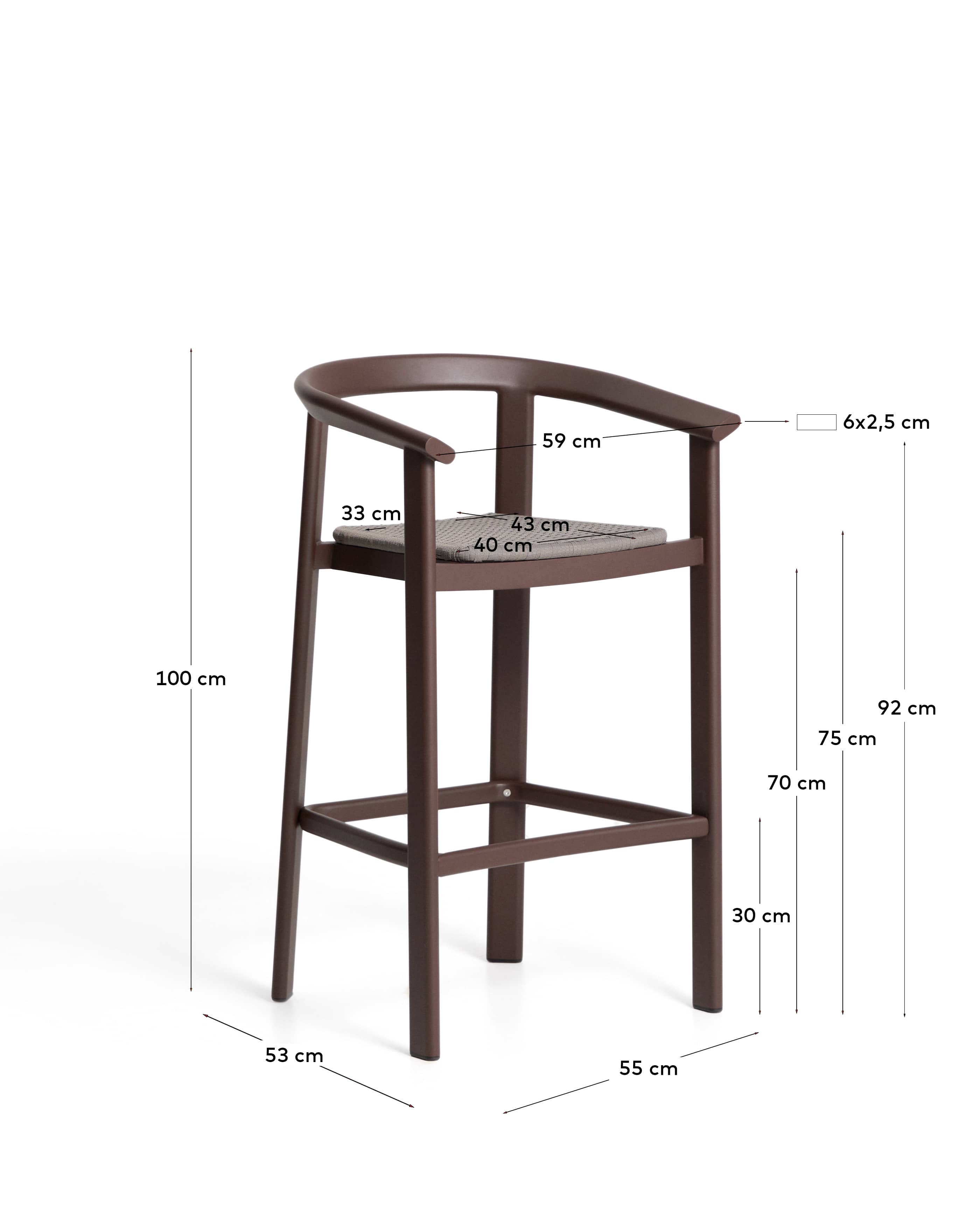 Kave Home Tabouret de jardin ERICE