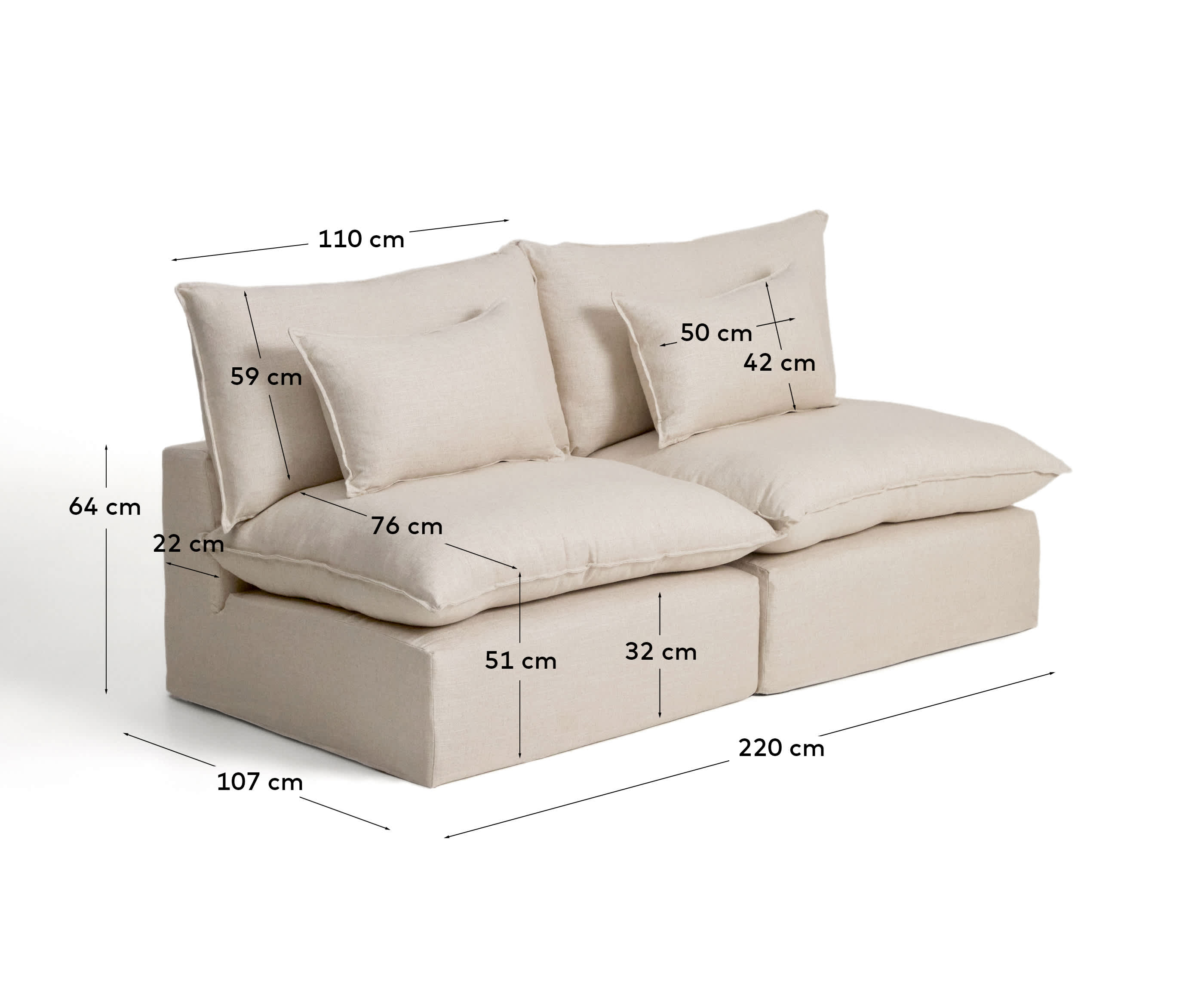 Canapé ANARELA de Kave Home