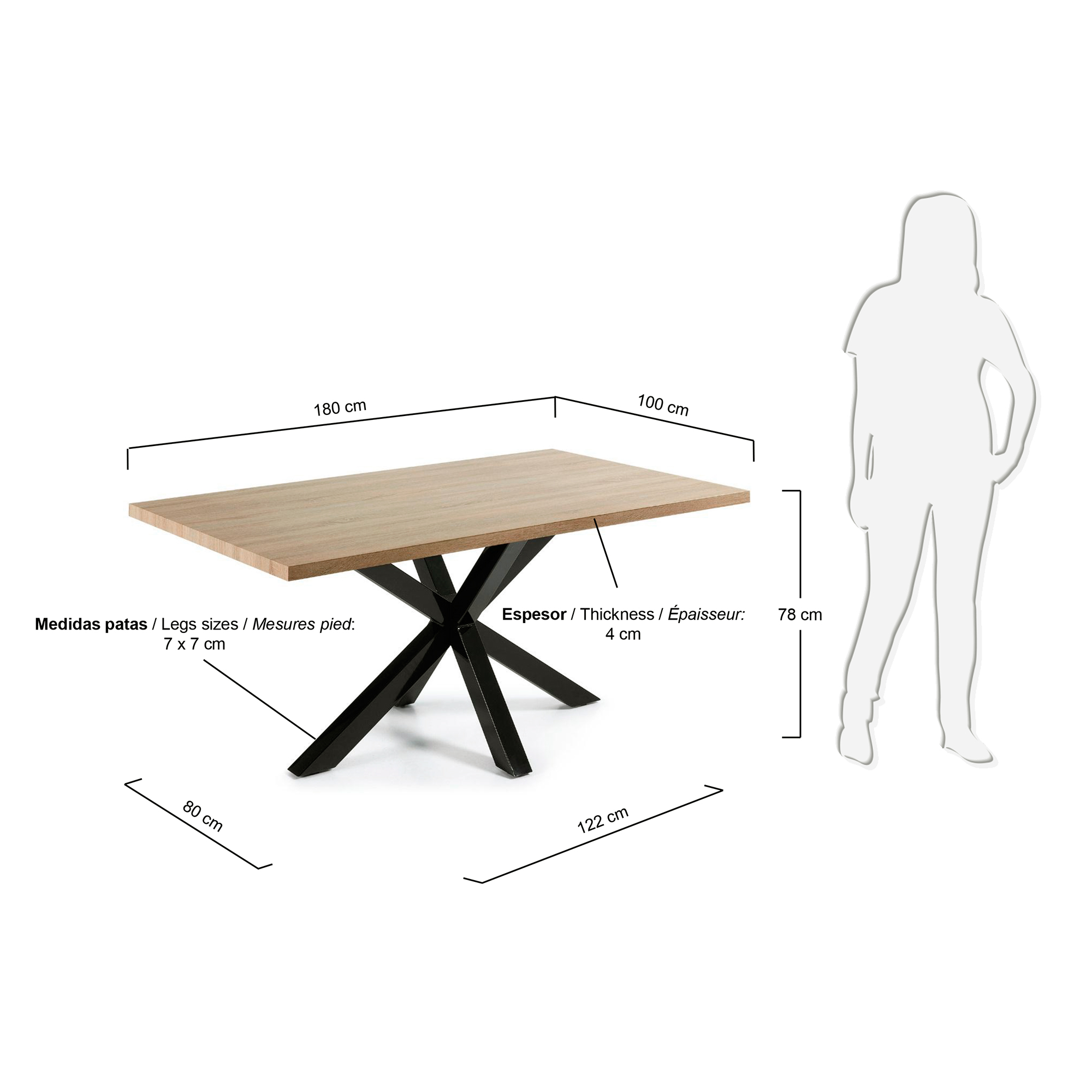 KAVE HOME Esstisch ARGO KAVE HOME Esstisch ARGO