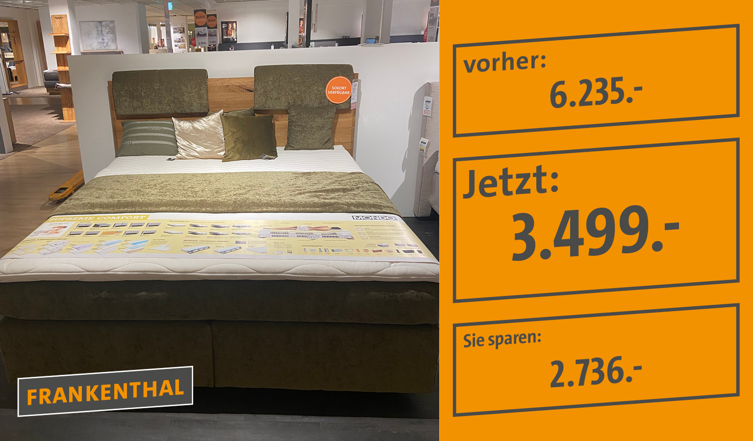 Markenmöbel Abverkauf