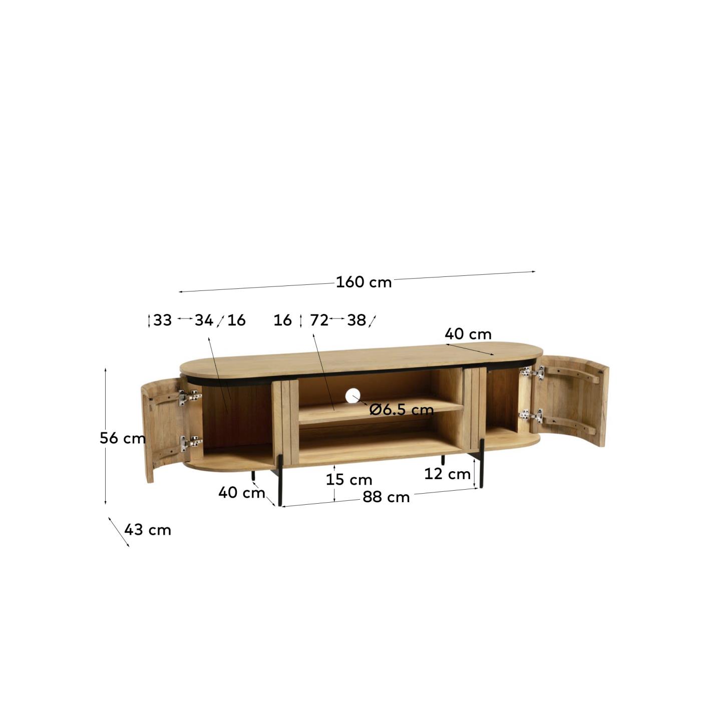KAVE HOME Lowboard LICIA KAVE HOME Lowboard LICIA