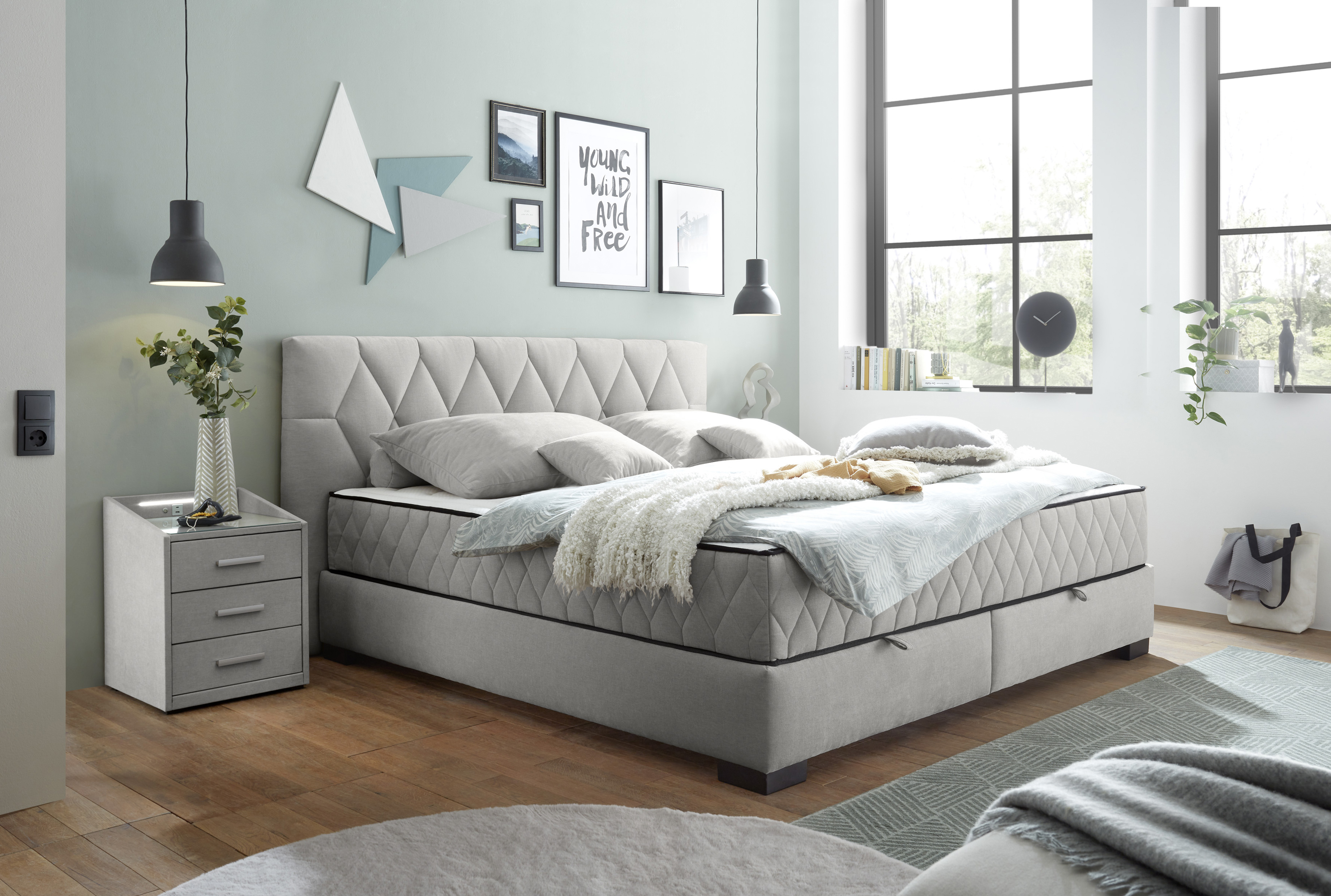 ED LIFESTYLE Lit boxé NAGOL