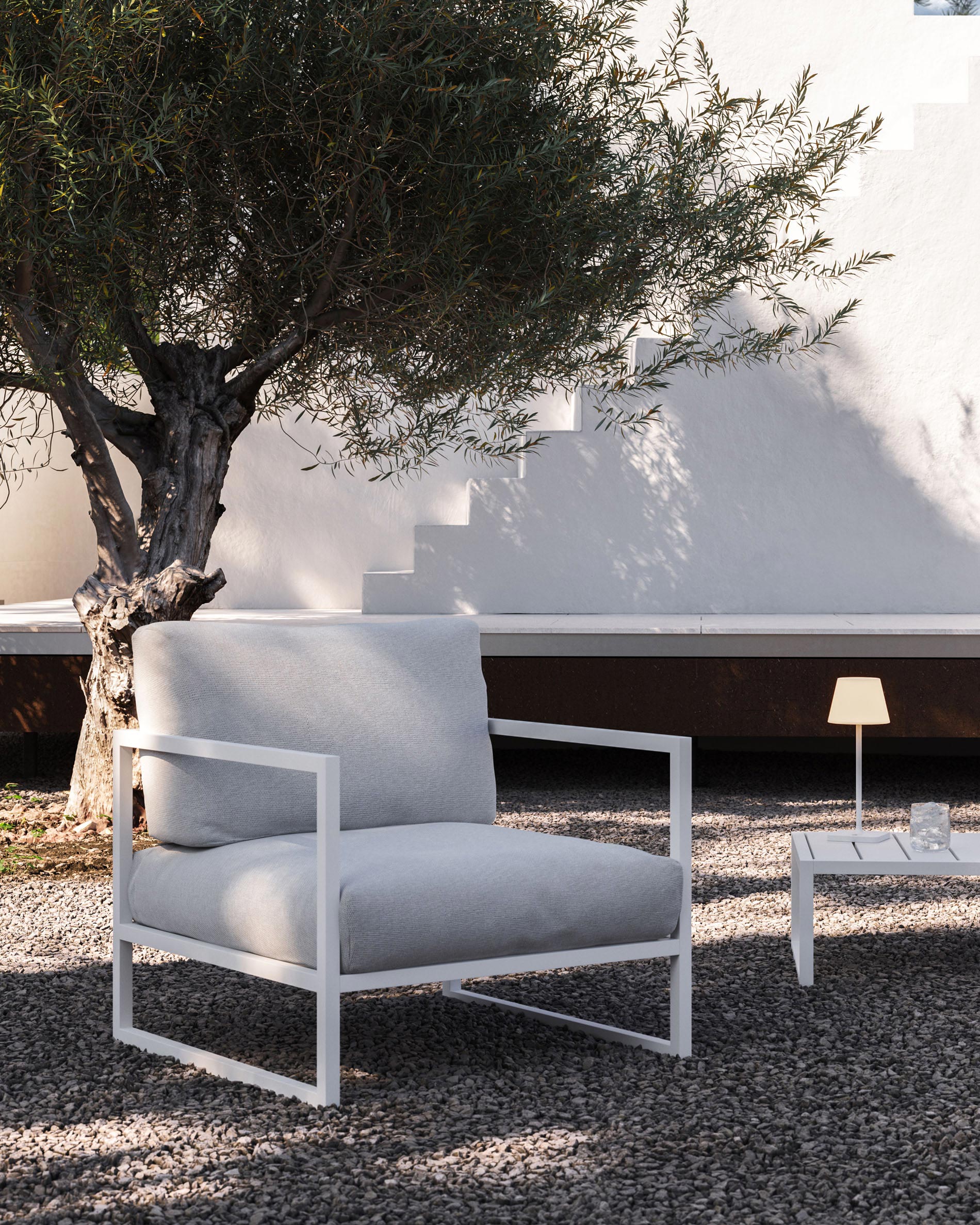 Table basse Kave Home « Outdoor » COMOVA