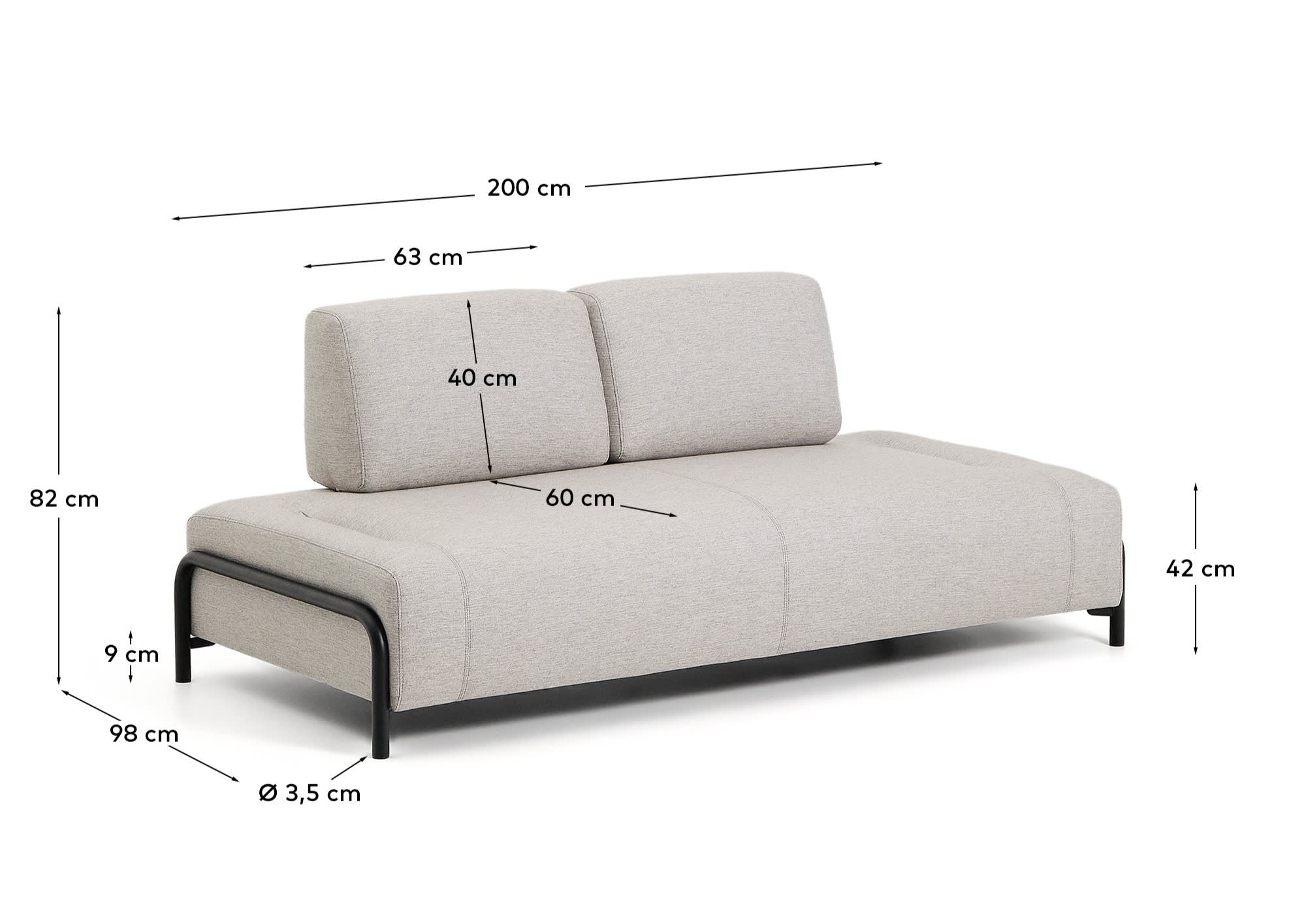 KAVE HOME Sofa COMPO