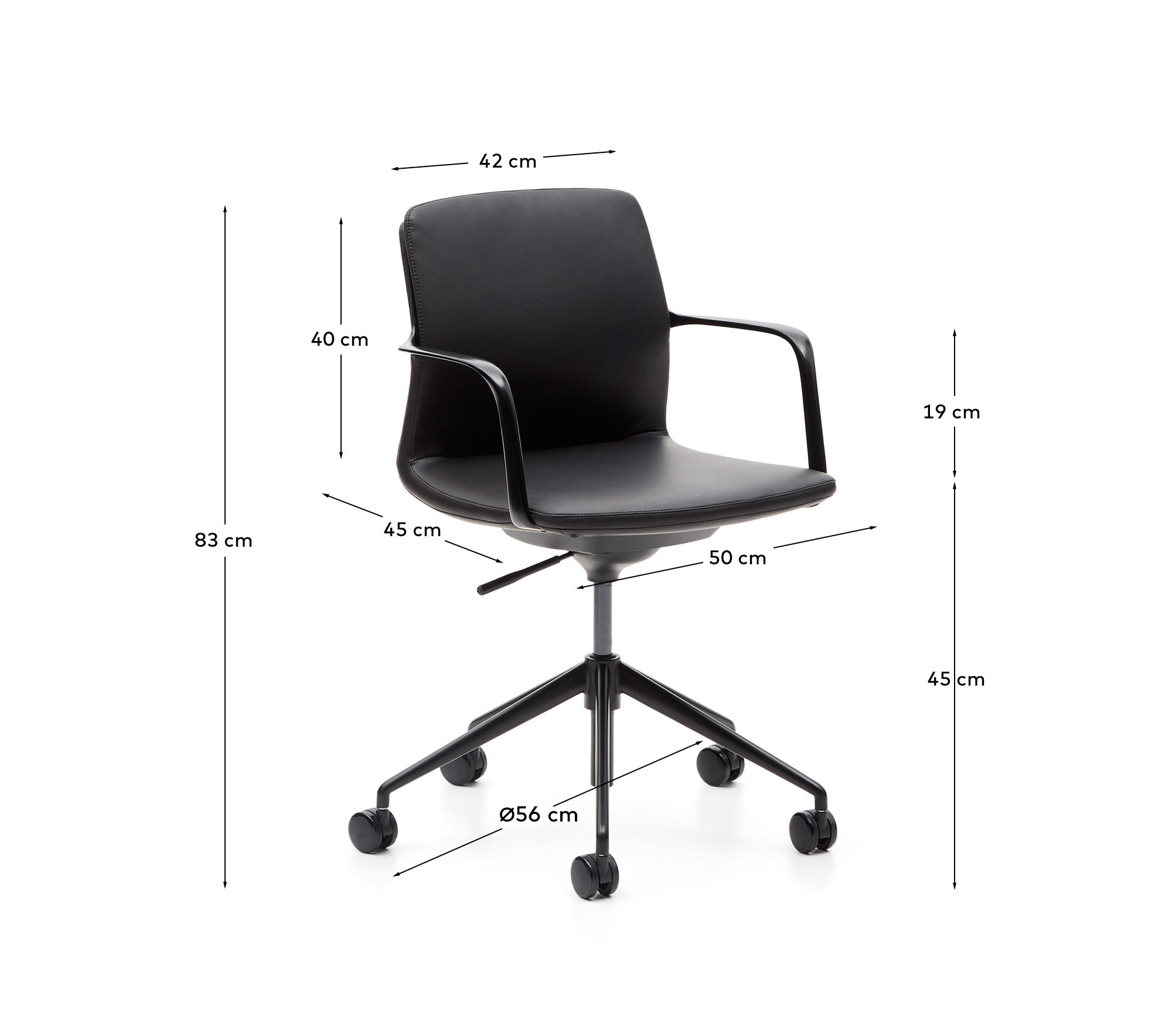 KAVE HOME Schreibtischstuhl NERLAN