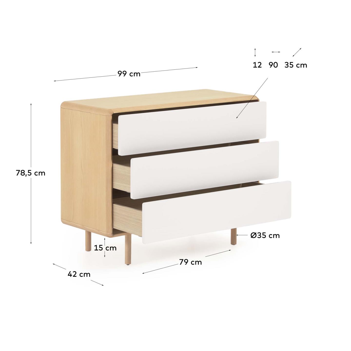 KAVE HOME Kommode ANIELLE KAVE HOME Kommode ANIELLE