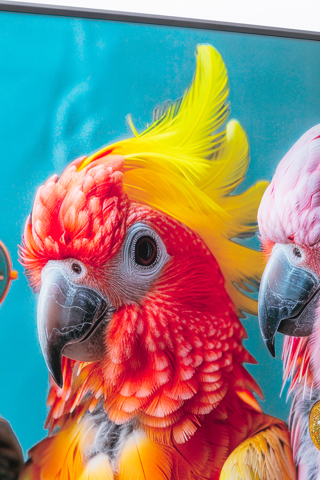 KARE Glasbild COCKATOO CHATTER