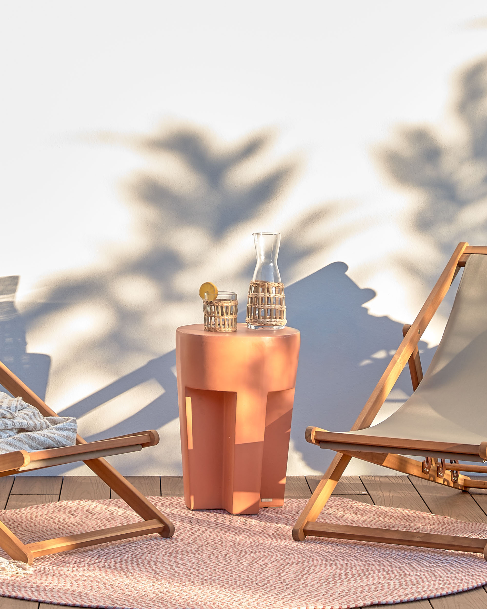 KAVE HOME Beistelltisch Outdoor VILENA