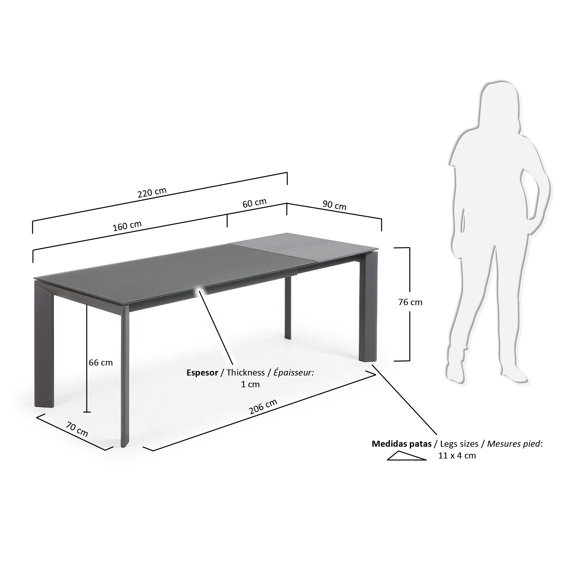 KAVE HOME Esstisch AXIS