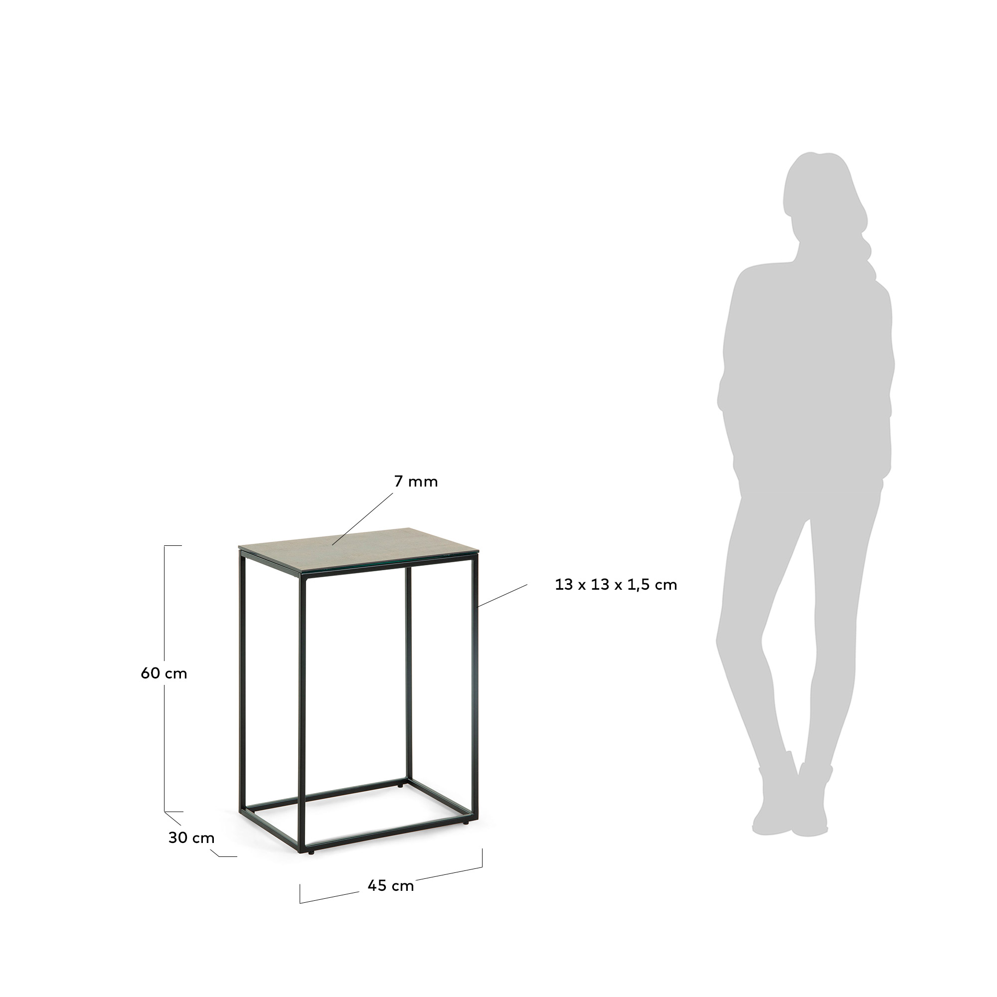 KAVE HOME Beistelltisch REWENA