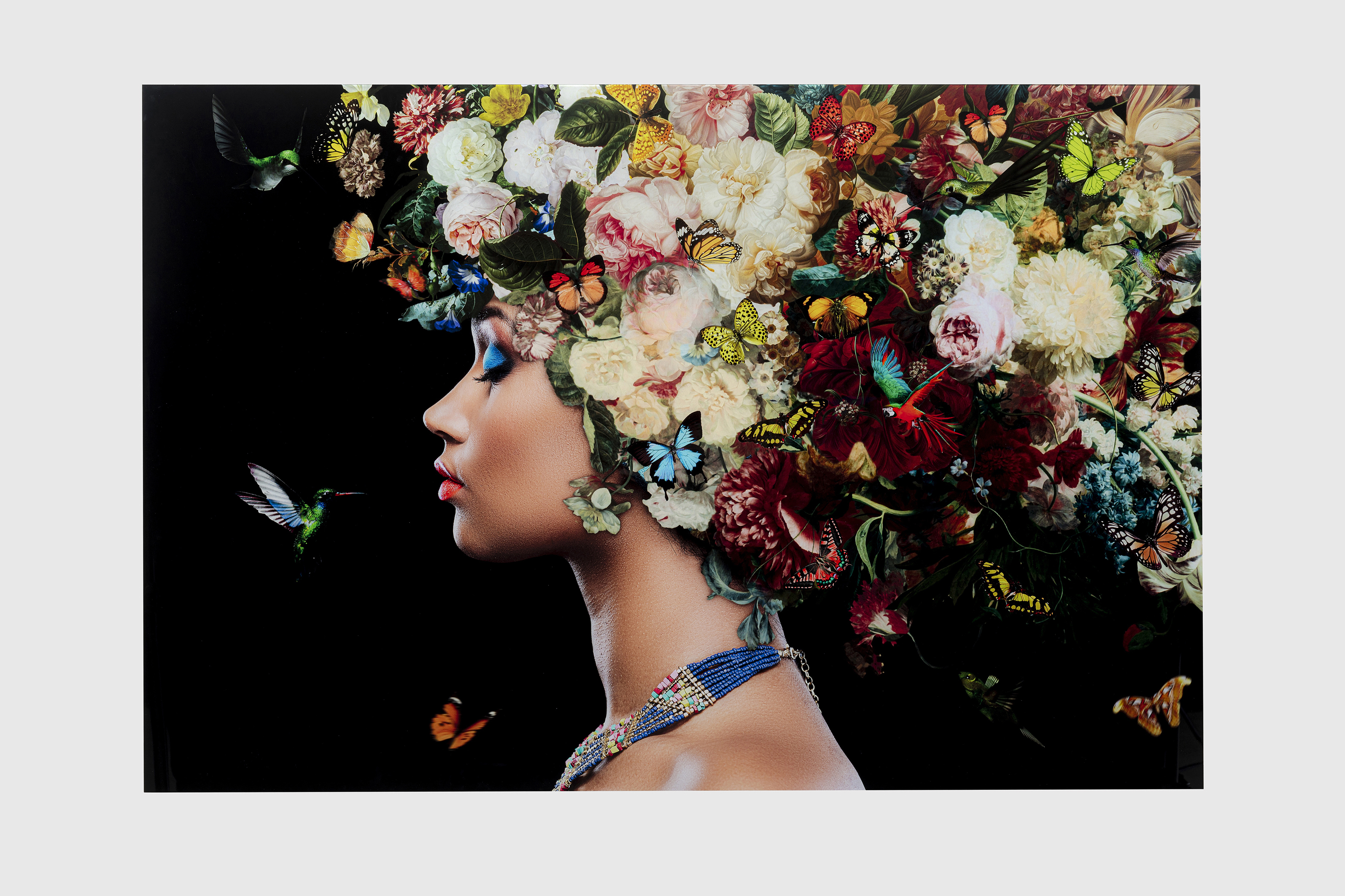 KARE Glasbild BUNCH OF FLOWERS