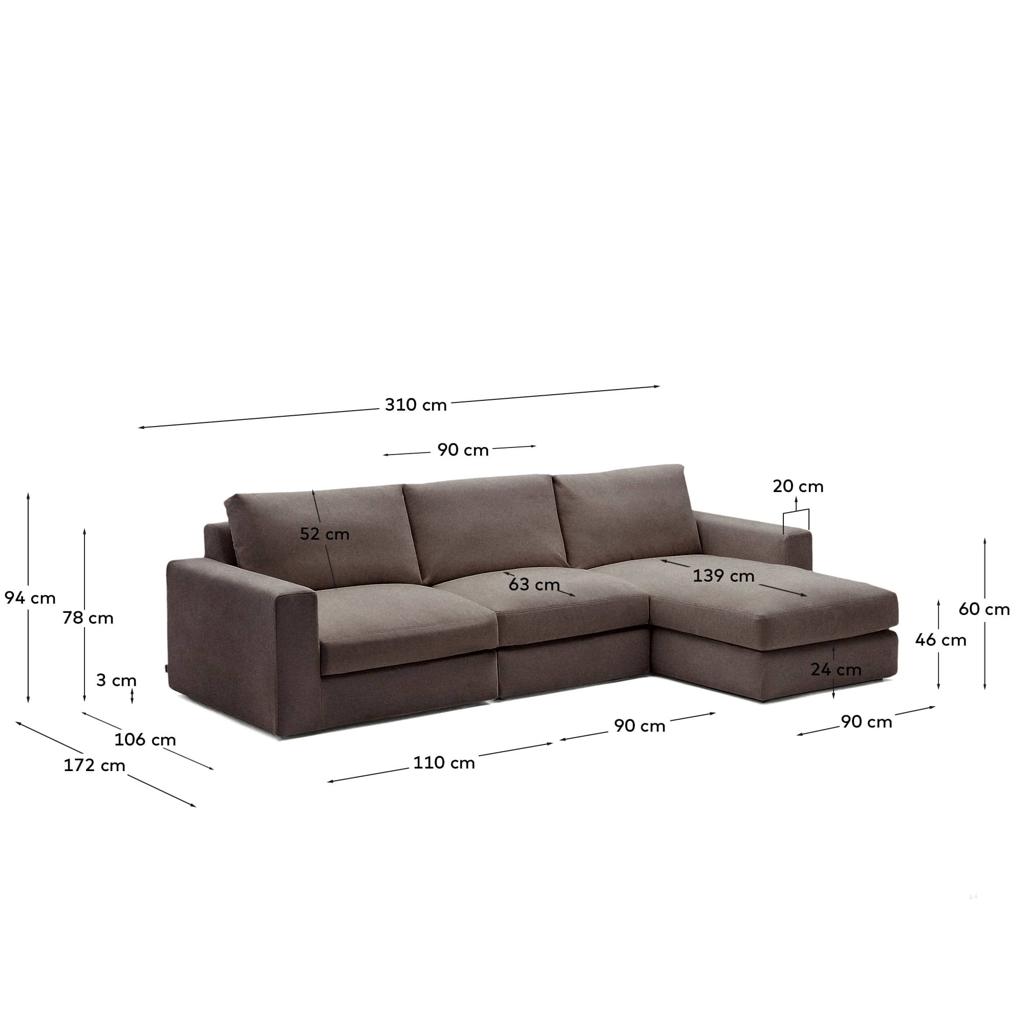KAVE HOME Sofa ALEA