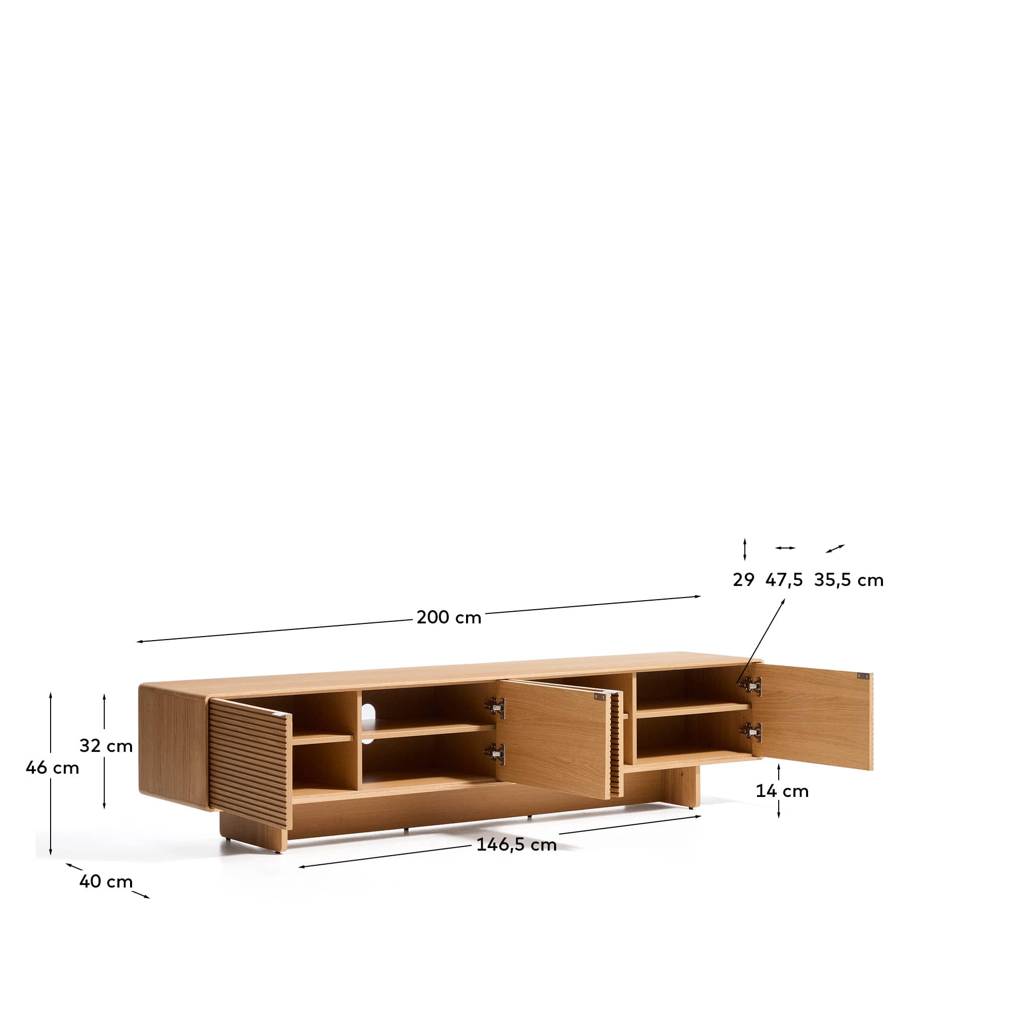 KAVE HOME TV-Möbel NORLEN