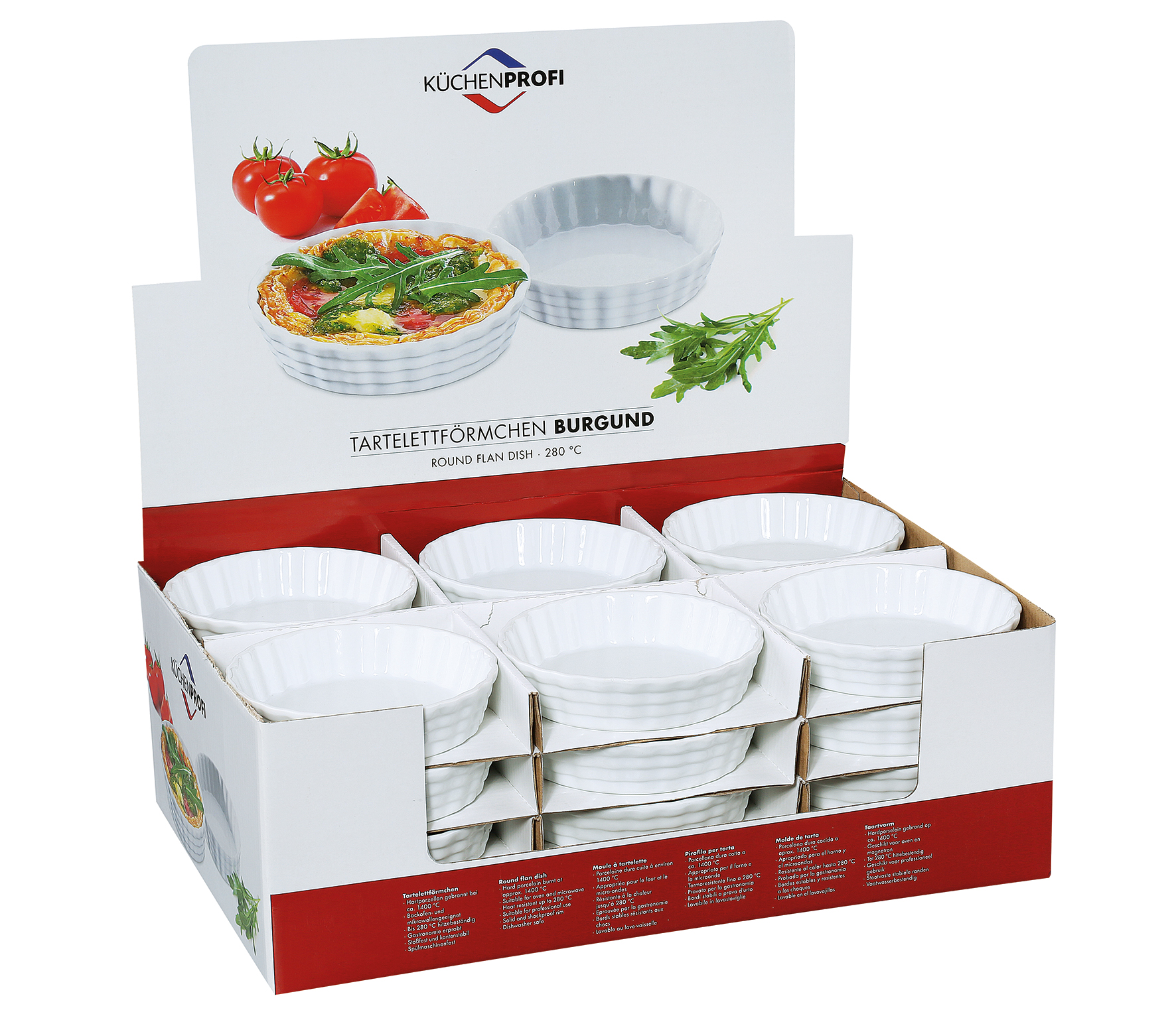 KÜCHENPROFI Moules à tartelettes BURGUND