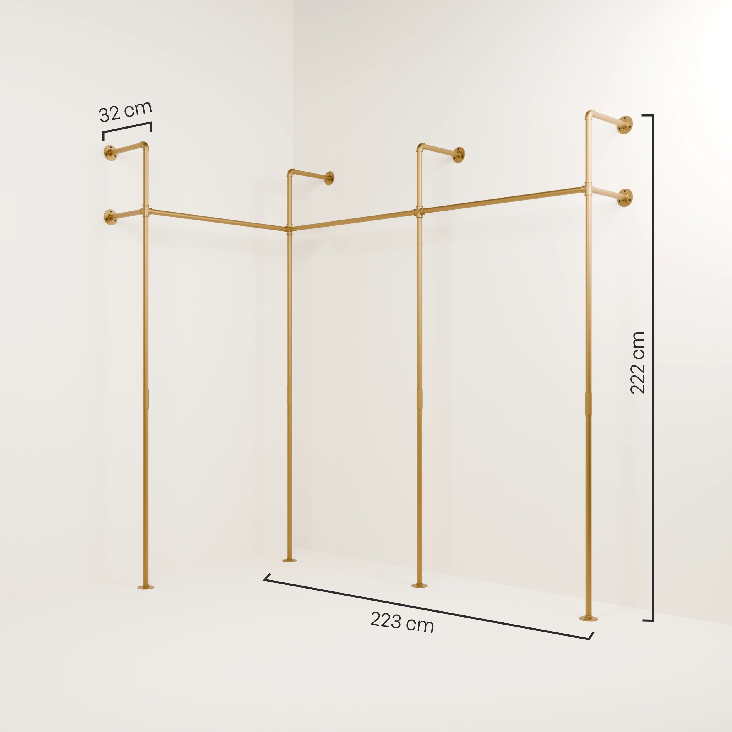 PAMO DESIGN Kleiderstangensystem KIM EDGE 3