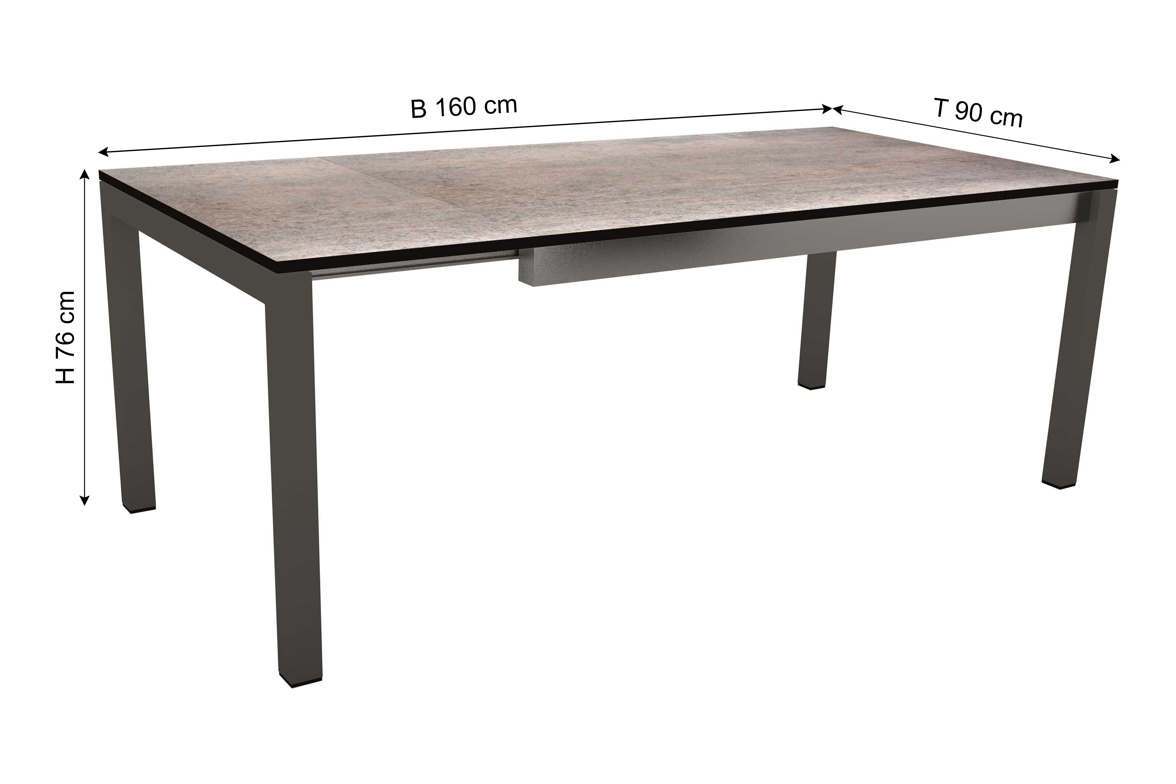 STERN Gartentisch SILVERSTAR