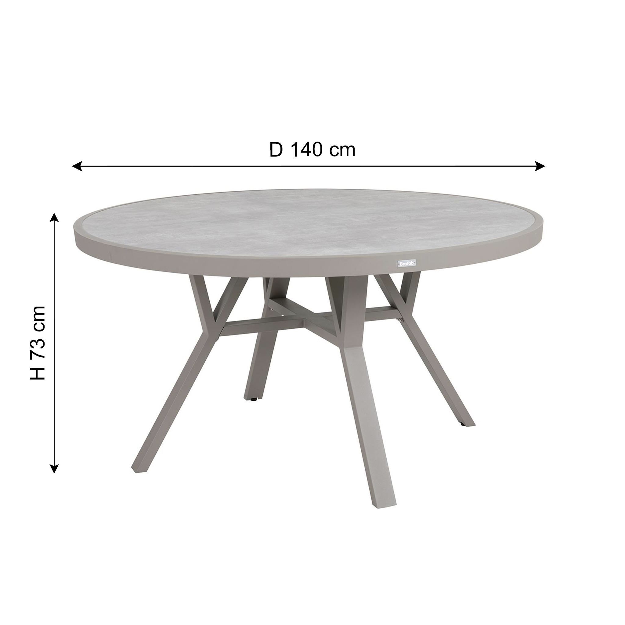 BRAFAB Table de jardin SAMVARO