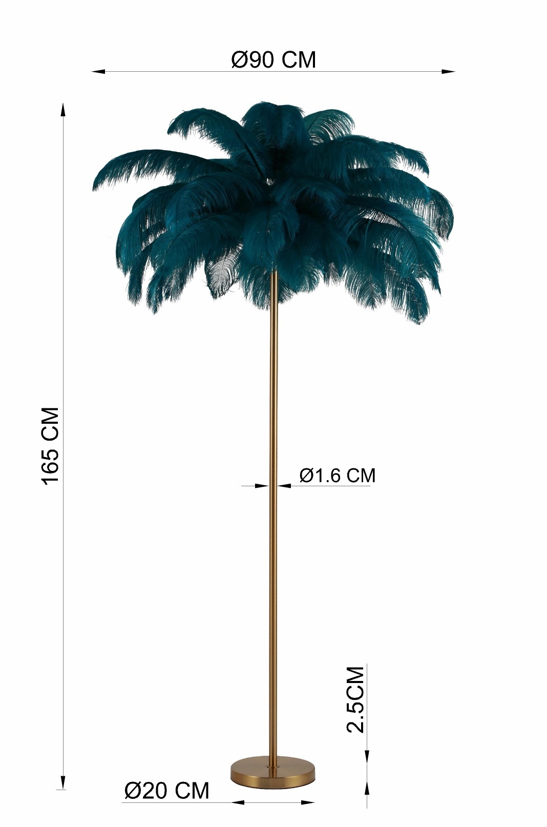 KARE Stehleuchte FEATHER PALM KARE Stehleuchte FEATHER PALM