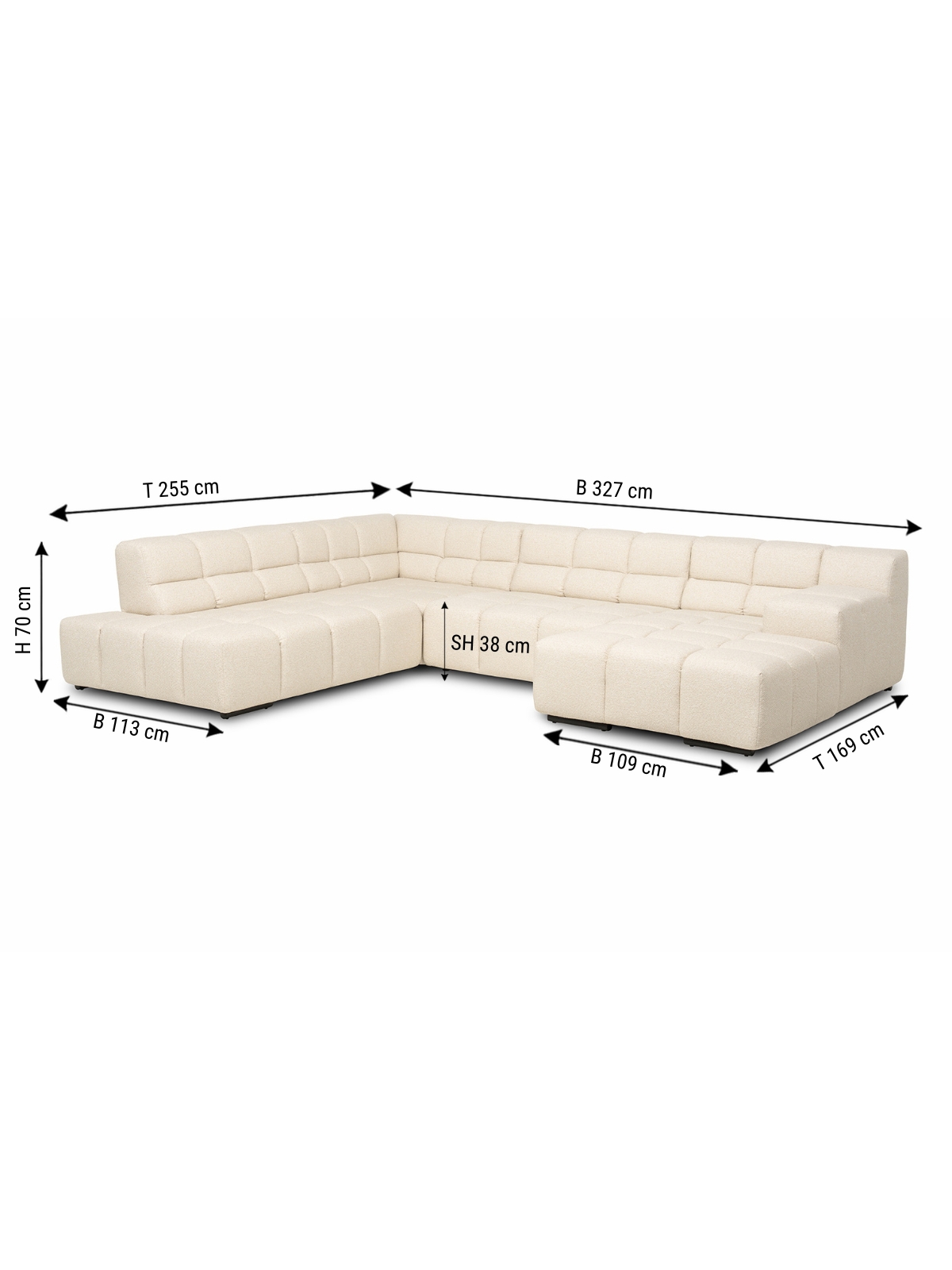 DESIGNWERK Sofa TEMPLE