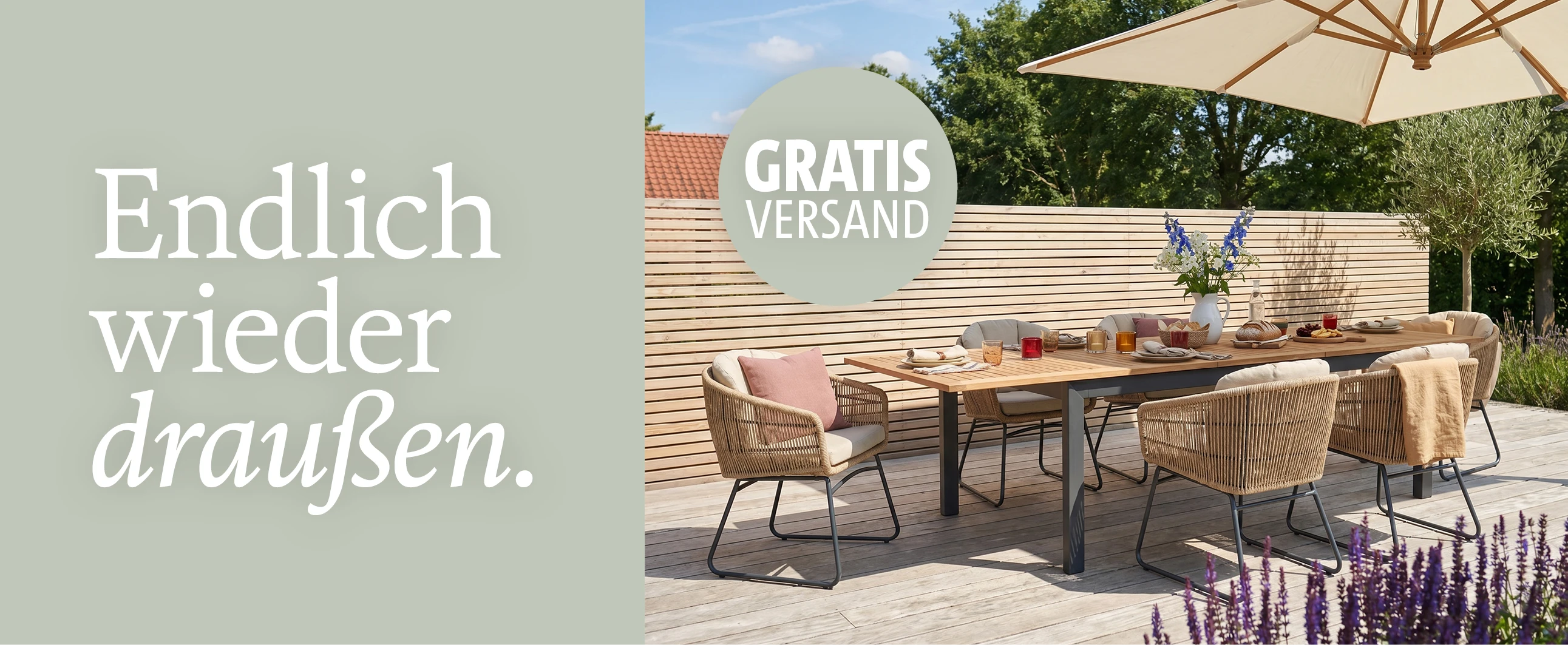 Endlich wieder draußen