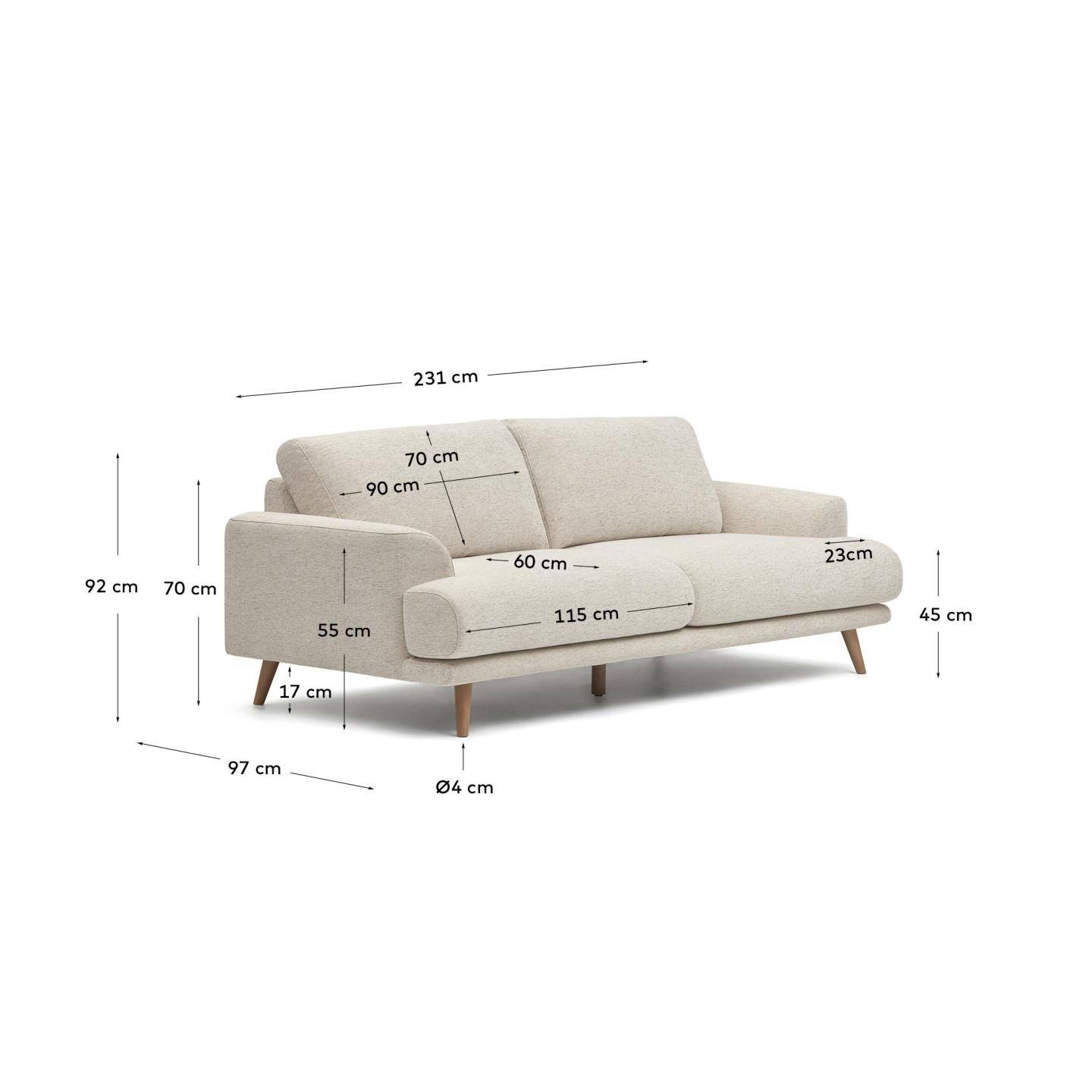 KAVE HOME Sofa KARIN KAVE HOME Sofa KARIN