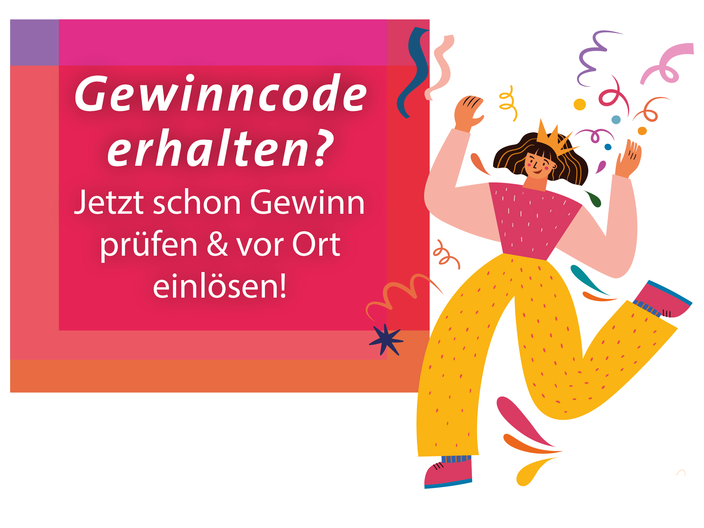 Gewinncode prüfen