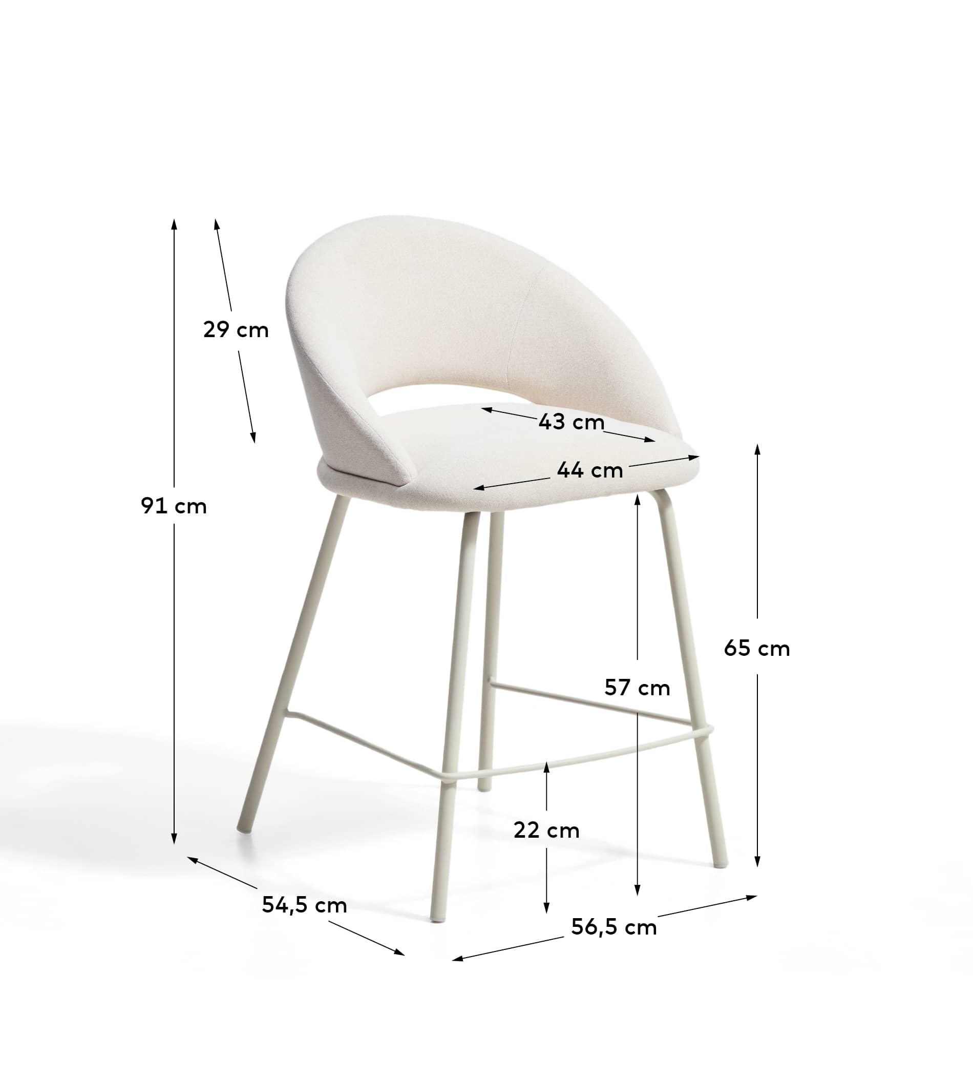 Kave Home BONALI bar stool