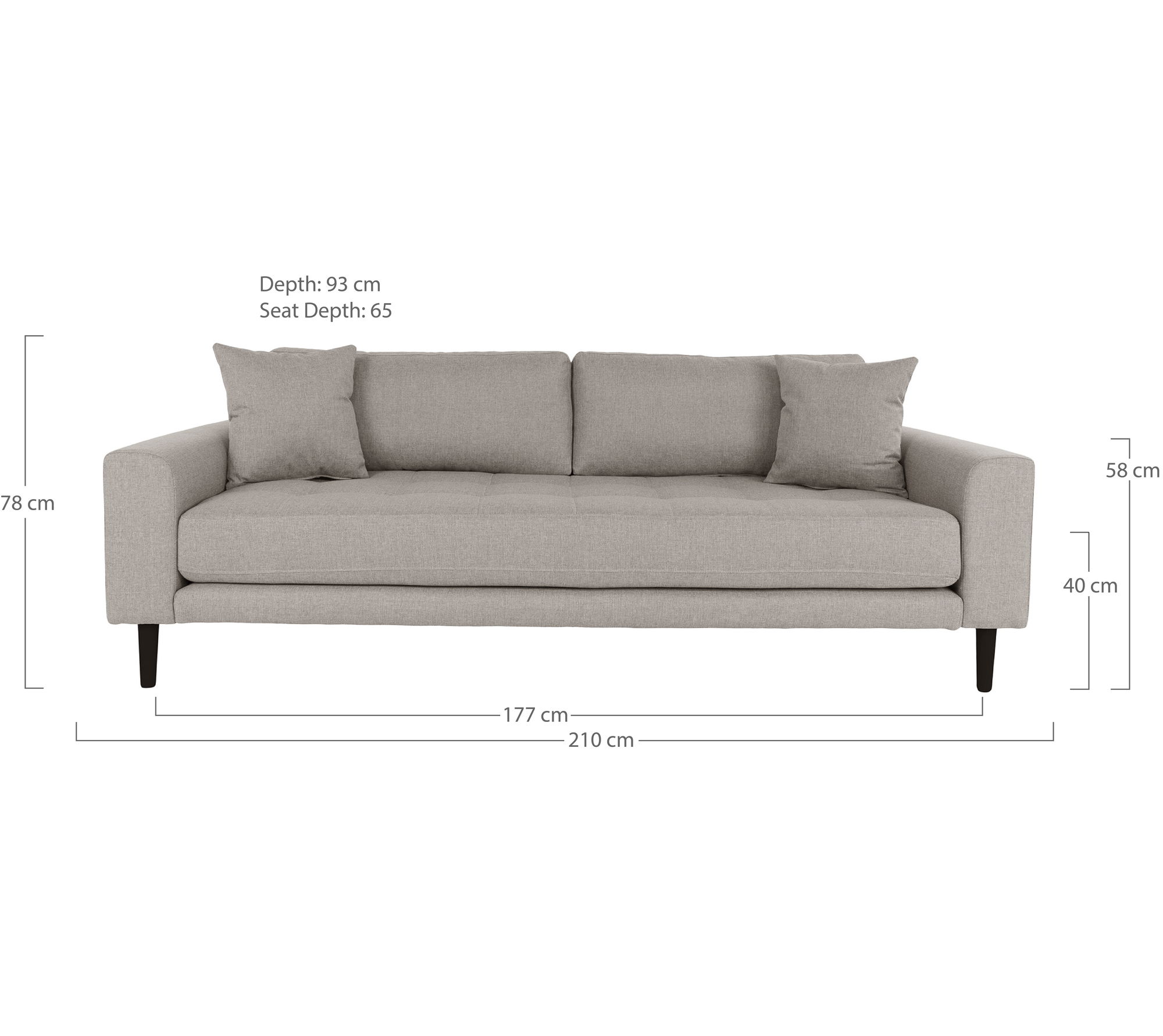 HOUSE NORDIC Sofa LIDO HOUSE NORDIC Sofa LIDO