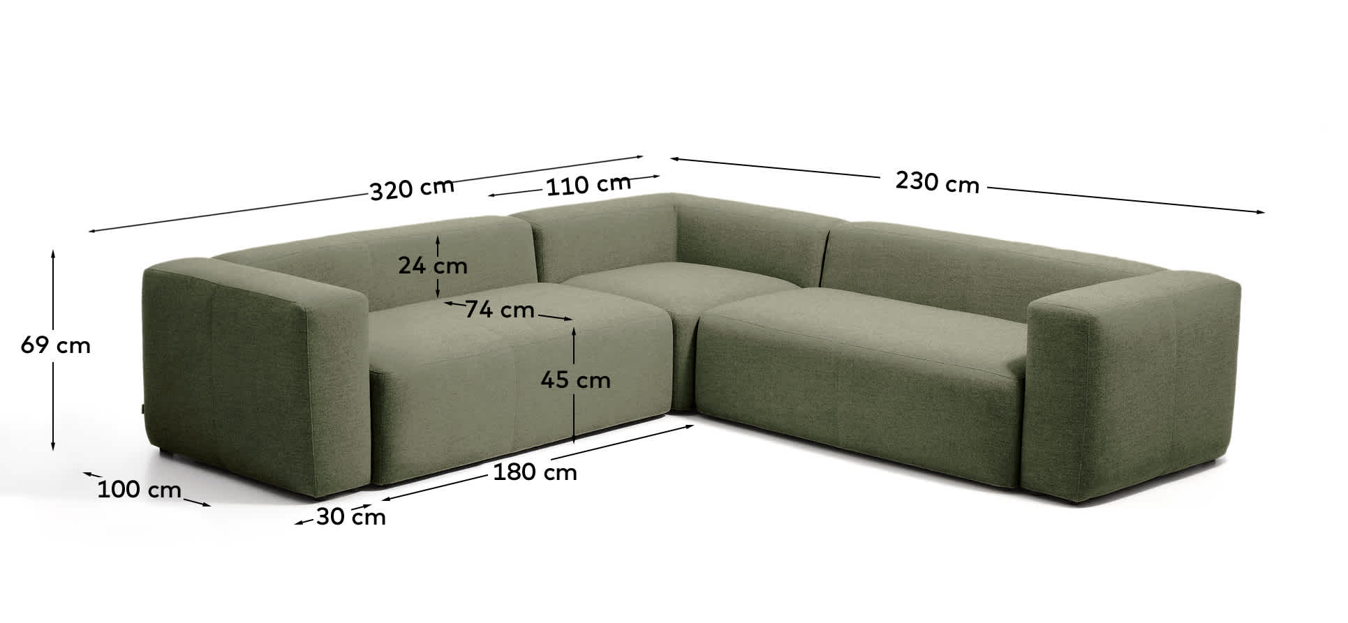 KAVE HOME Sofa BLOK