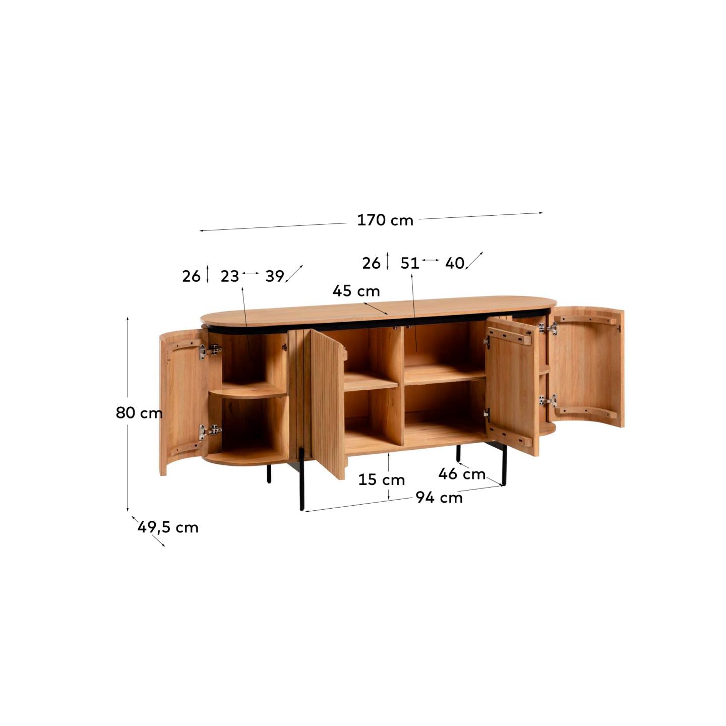 KAVE HOME Sideboard LICIA KAVE HOME Sideboard LICIA