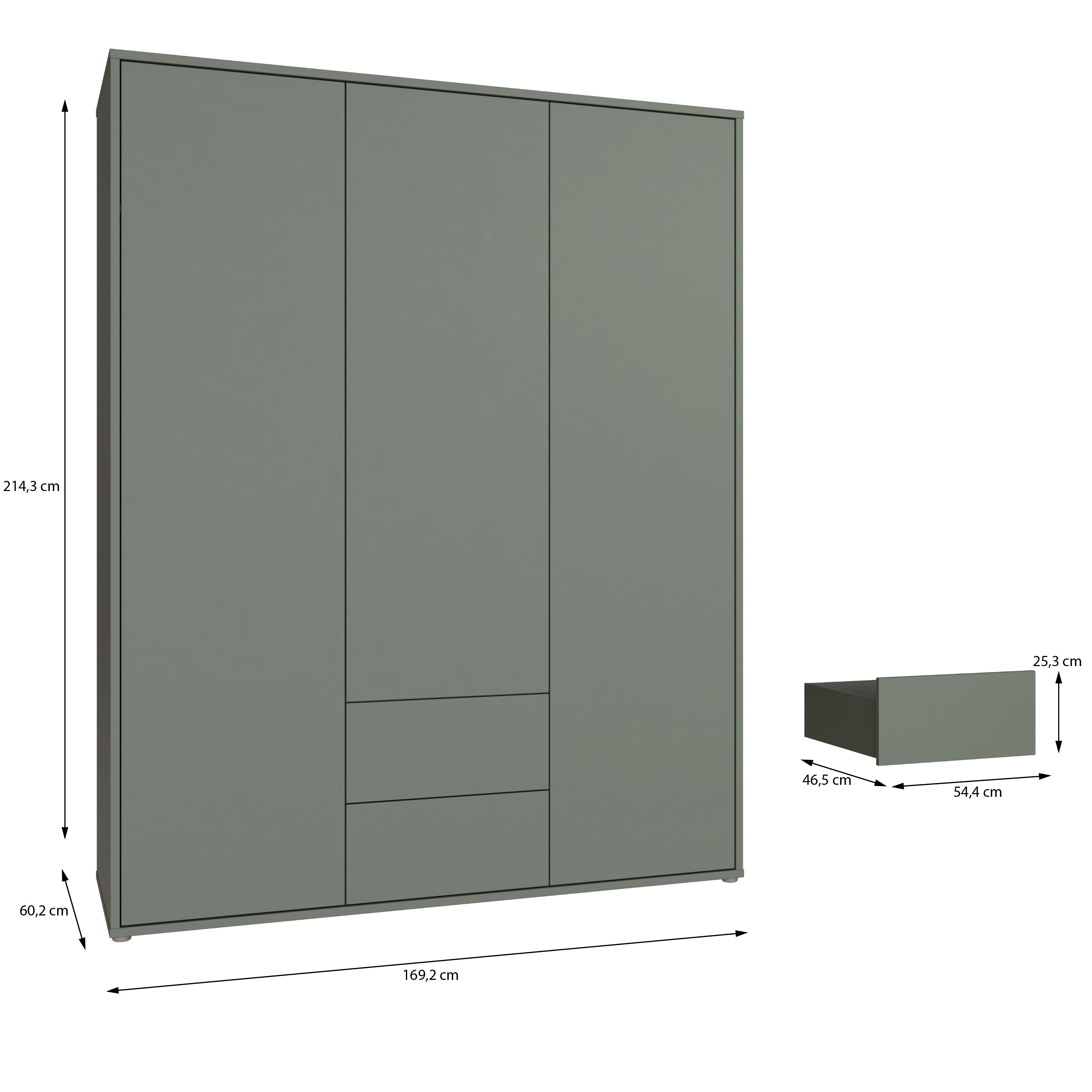 FORTE Kleiderschrank ALICE SPRINGS