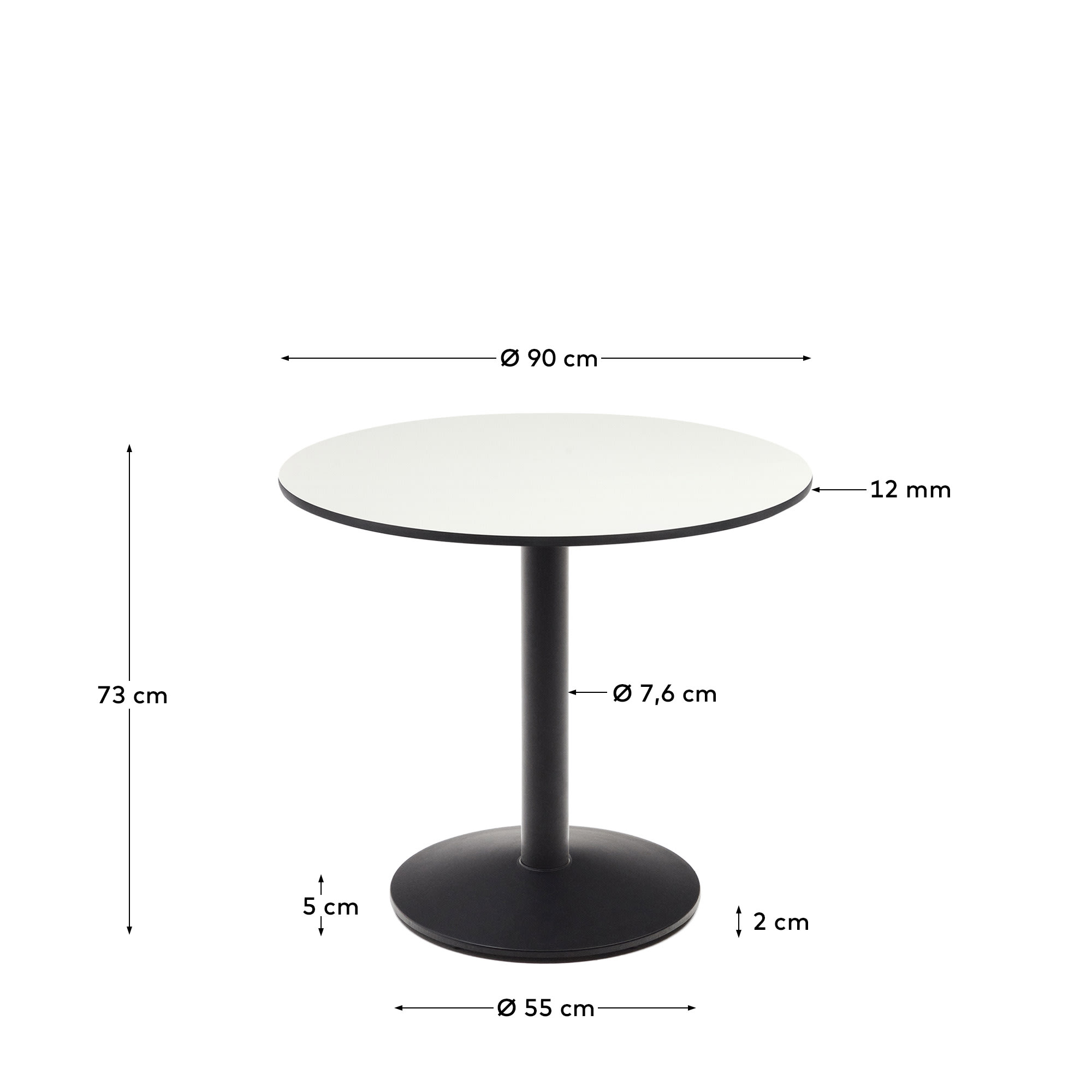 Kave Home Table de jardin ESILDA