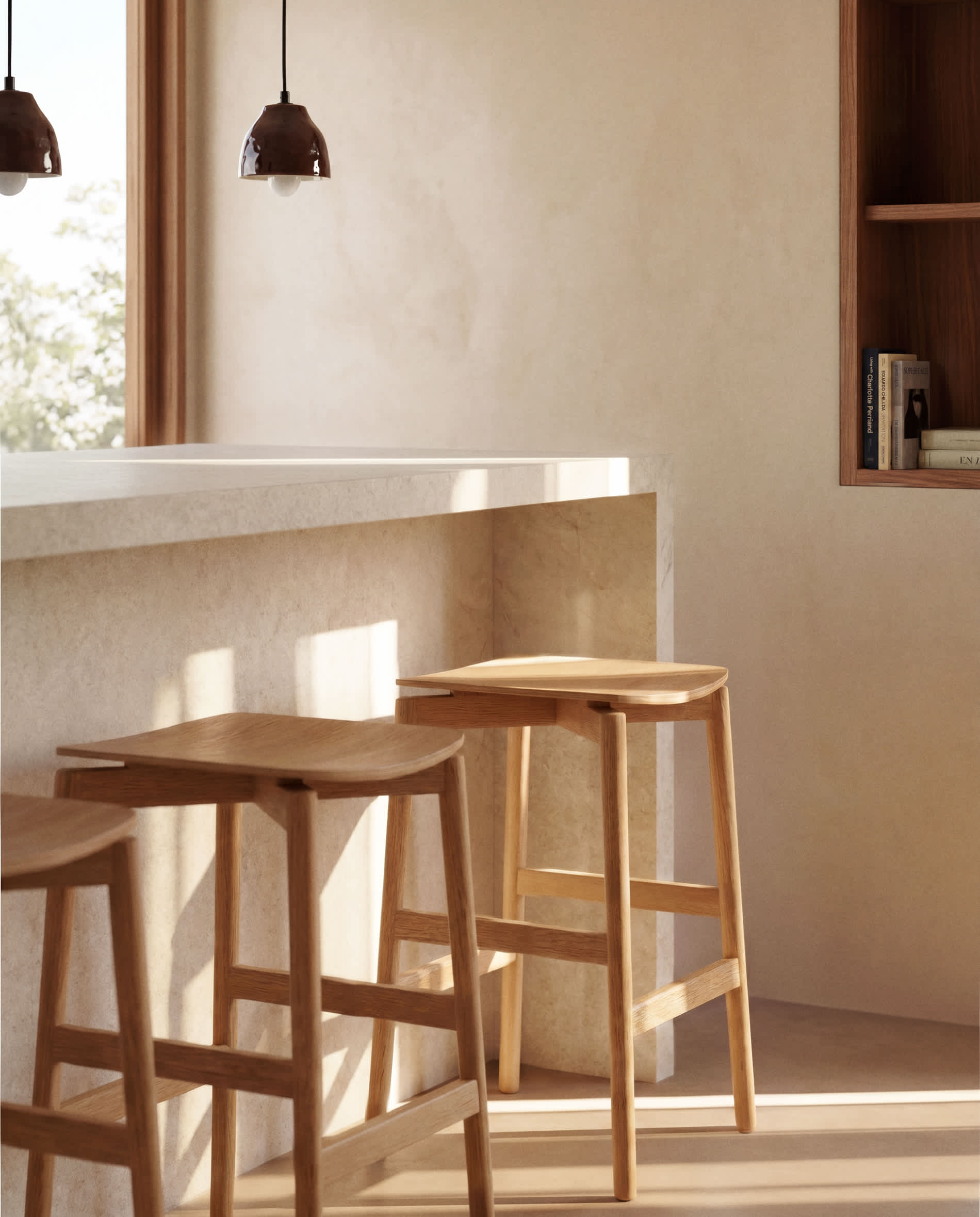 Kave Home Tabouret de bar EVERA