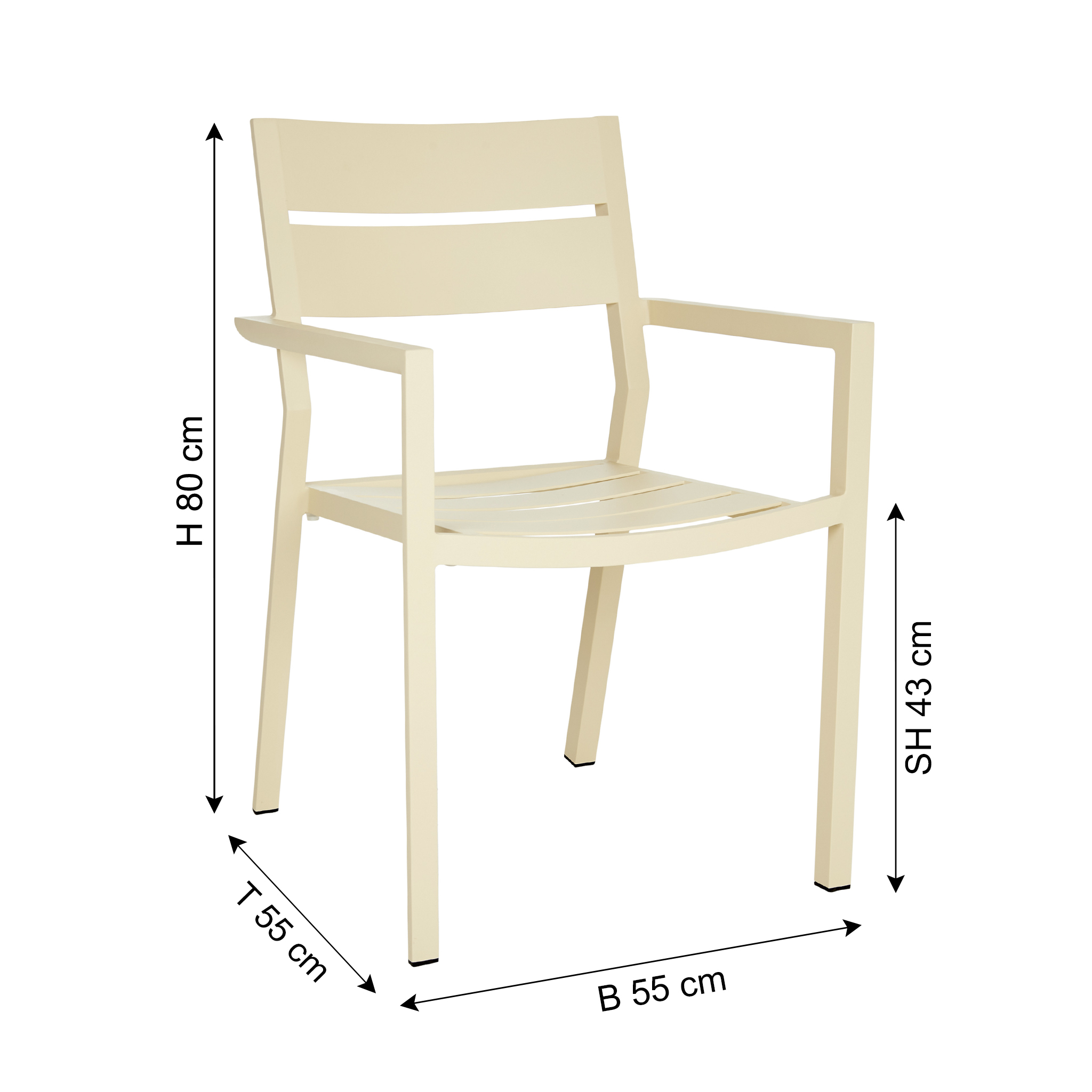 Brafab garden chair DELIA