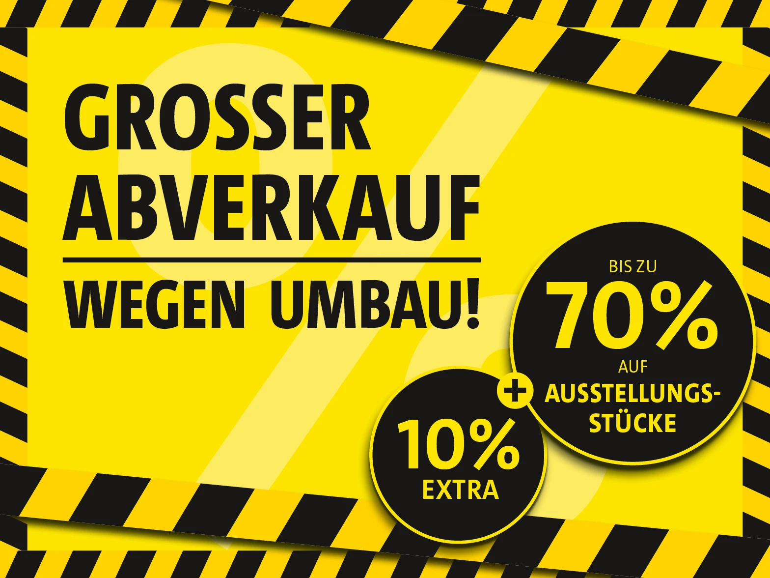 Großer Abverkauf wegen Umbau!