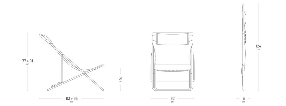 Lafuma MAXI TRANSAT deckchair