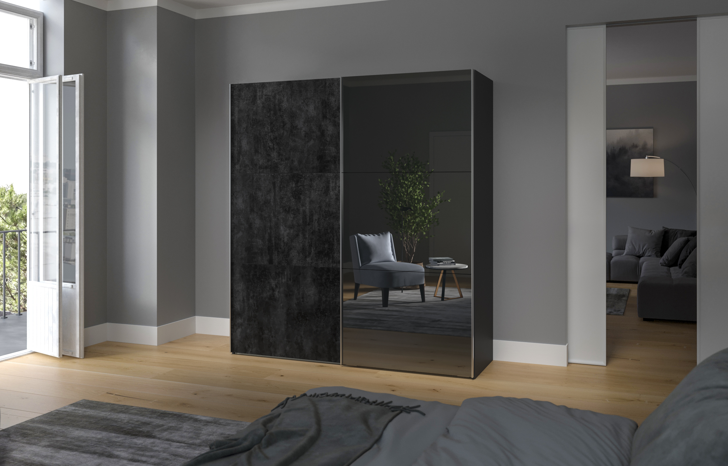 JUTZLER Kleiderschrank SLIDELINE