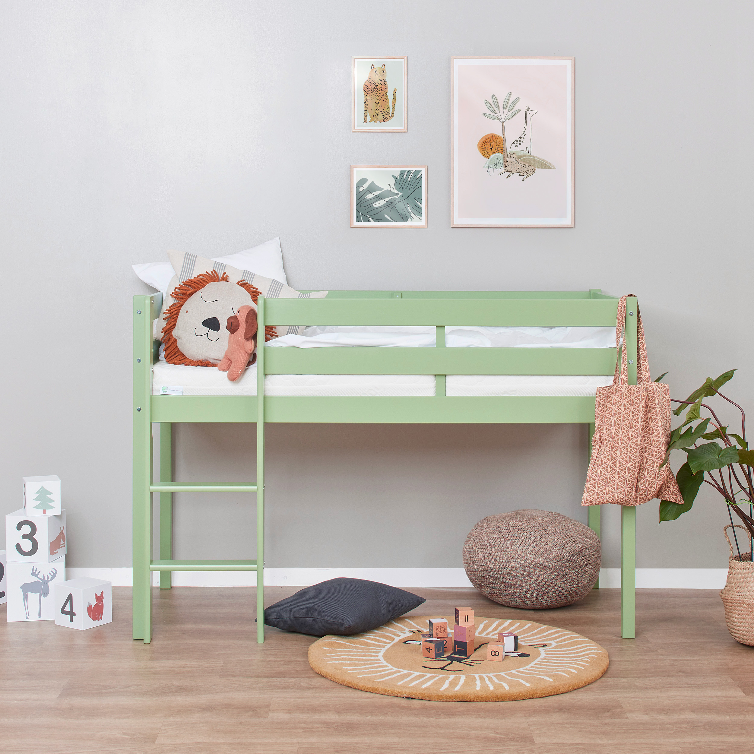 HOPPEKIDS Halbhochbett ECO COMFORT HOPPEKIDS Halbhochbett ECO COMFORT