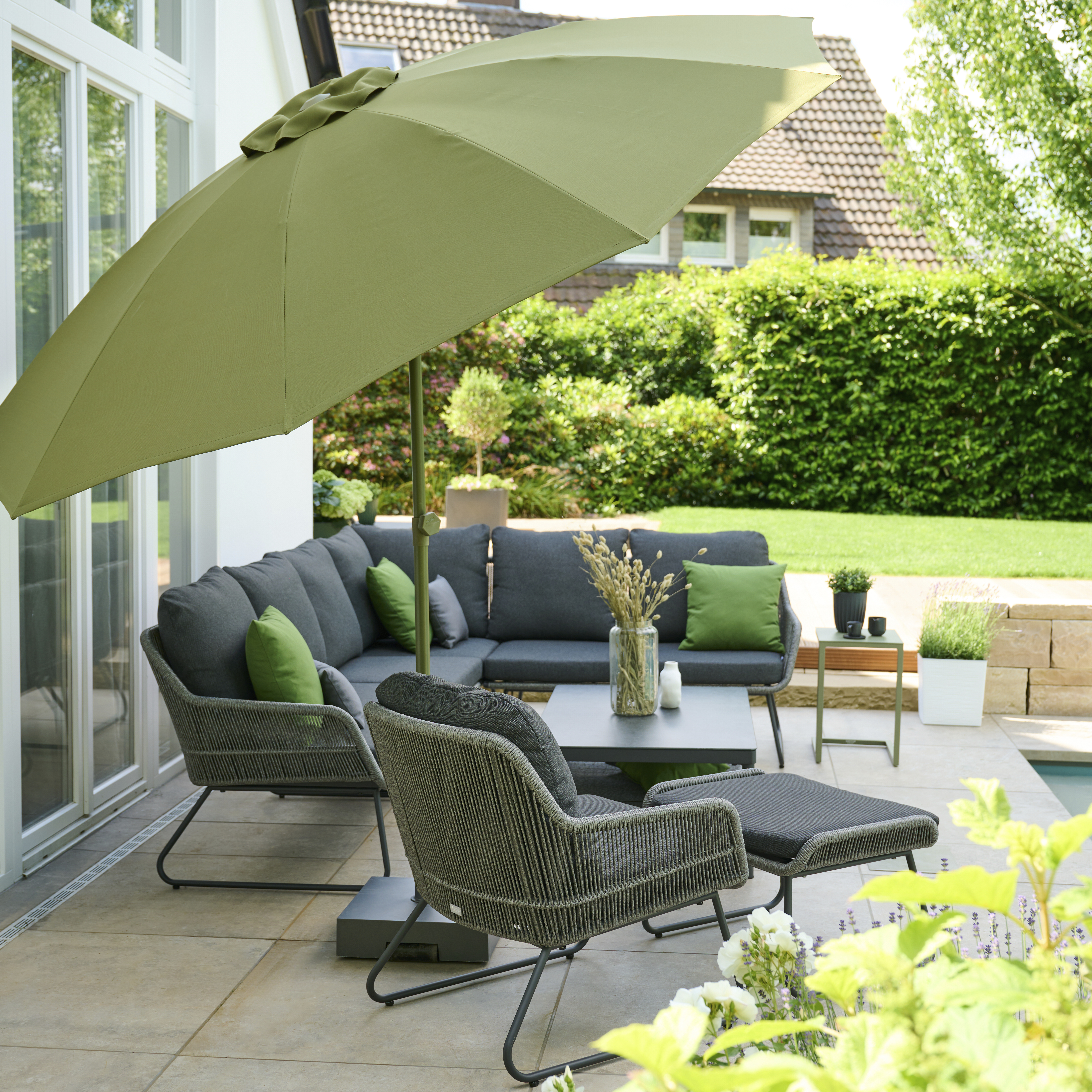 SIENA GARDEN Mittelmastschirm PAOLO