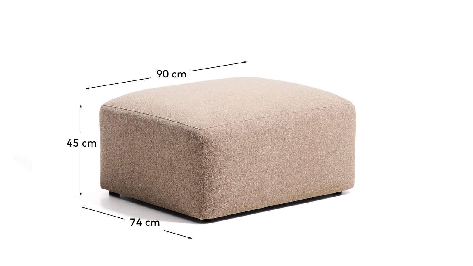 KAVE HOME Fußhocker BLOK