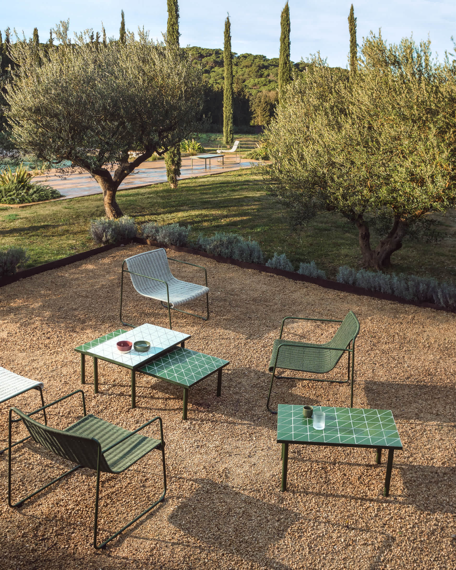 KAVE HOME Table d'appoint Outdoor MAURINA