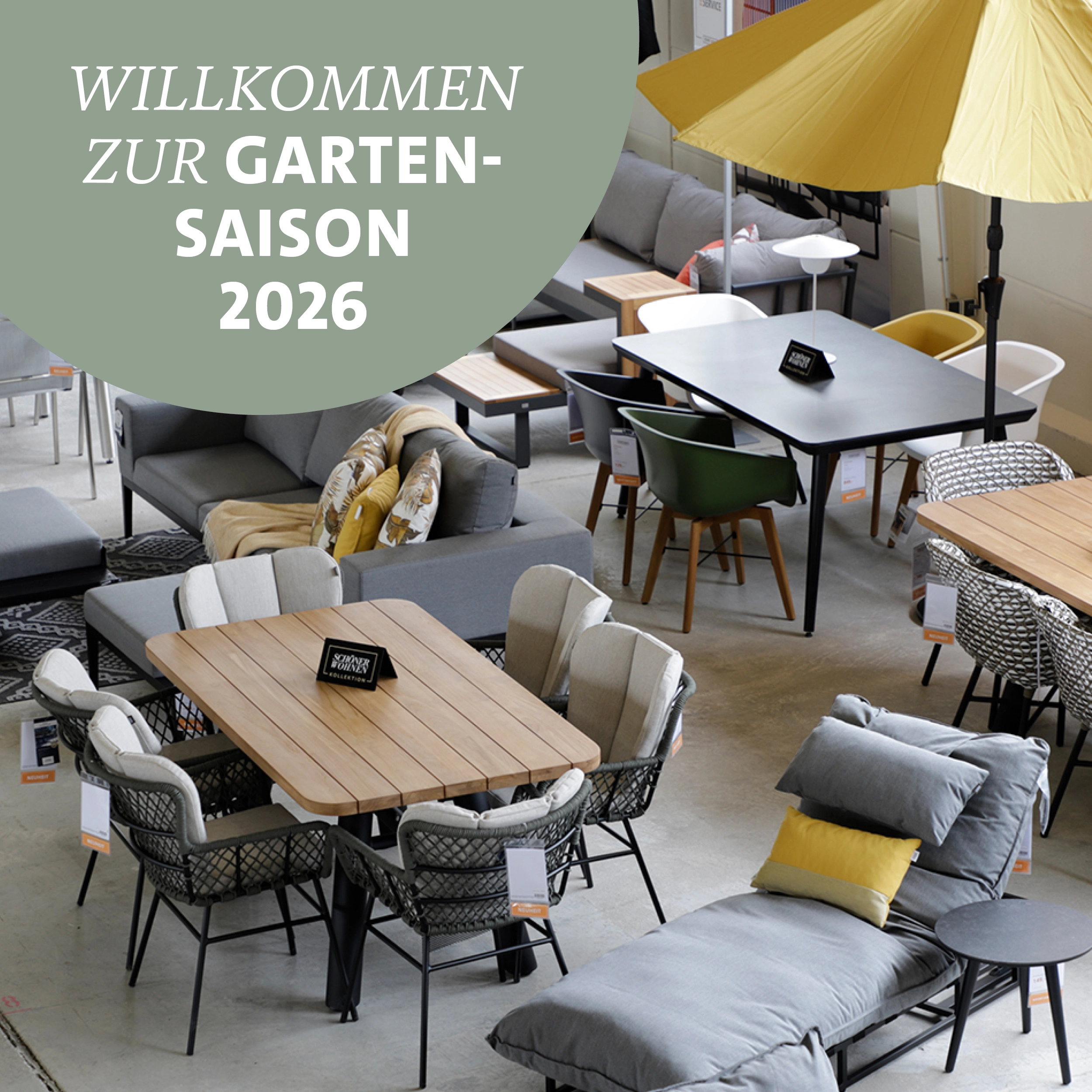 Gartenmöbelausstellung