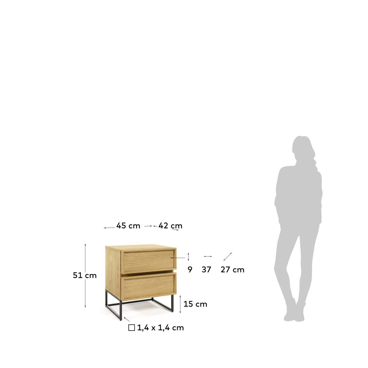 KAVE HOME bedside table TAIANA